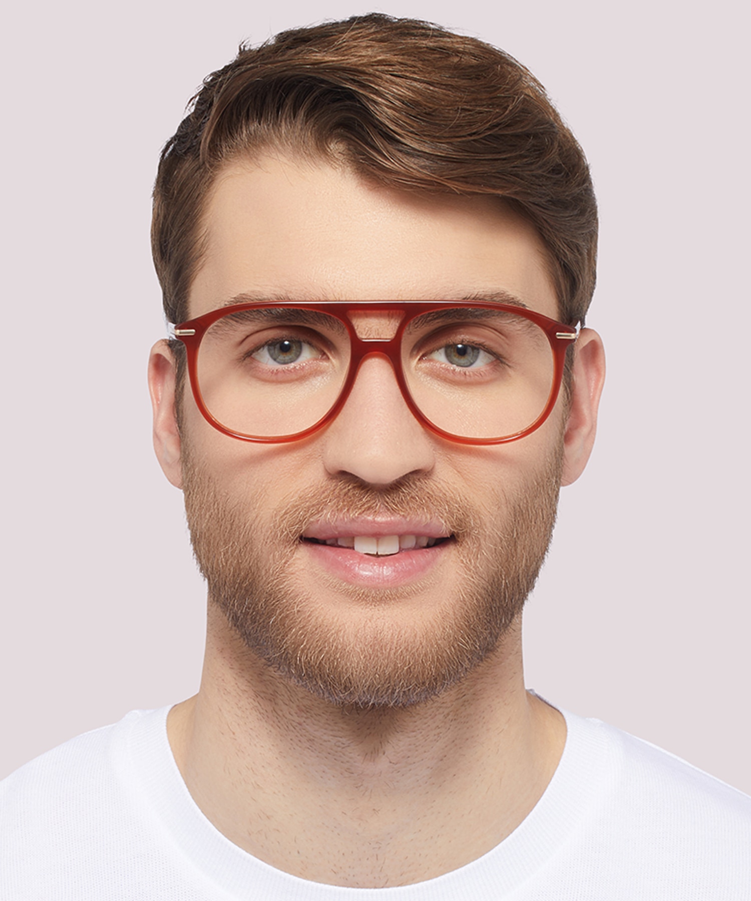 Gants Crystal Orange AcetateSunglass Frames for Men for Glasses Direct