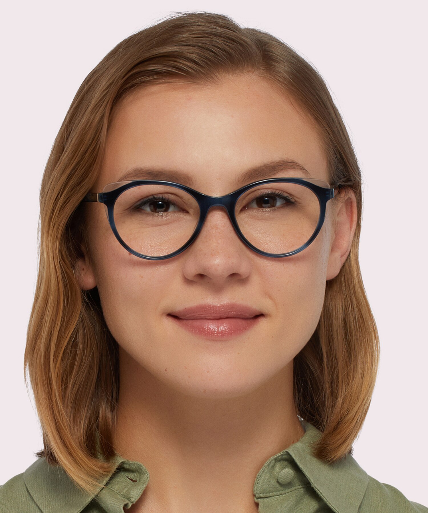 TB9175 Blue AcetateEyeglass Frames for Women for Glasses Direct