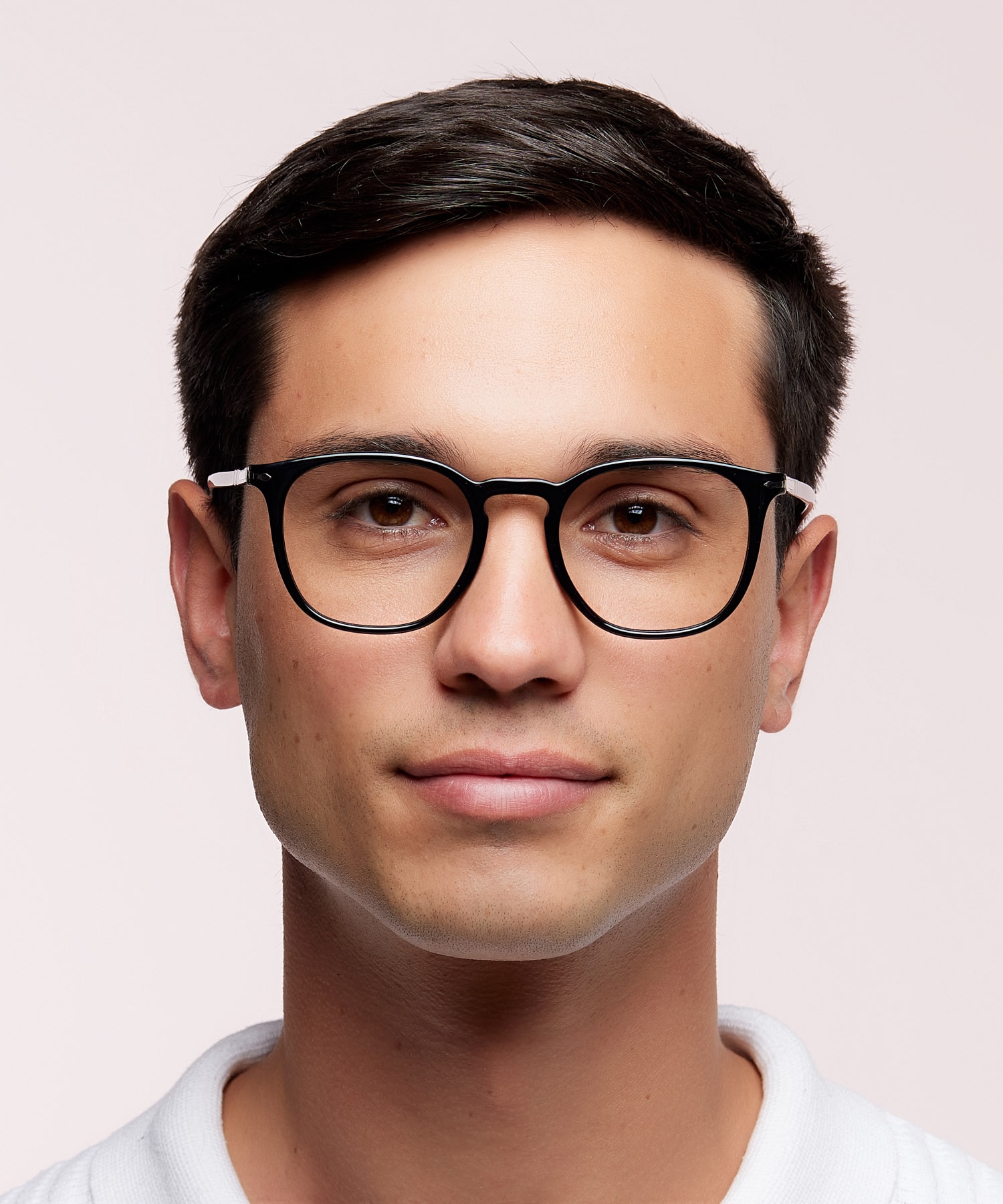 PO3318V Black AcetateEyeglass Frames for Men for Glasses Direct