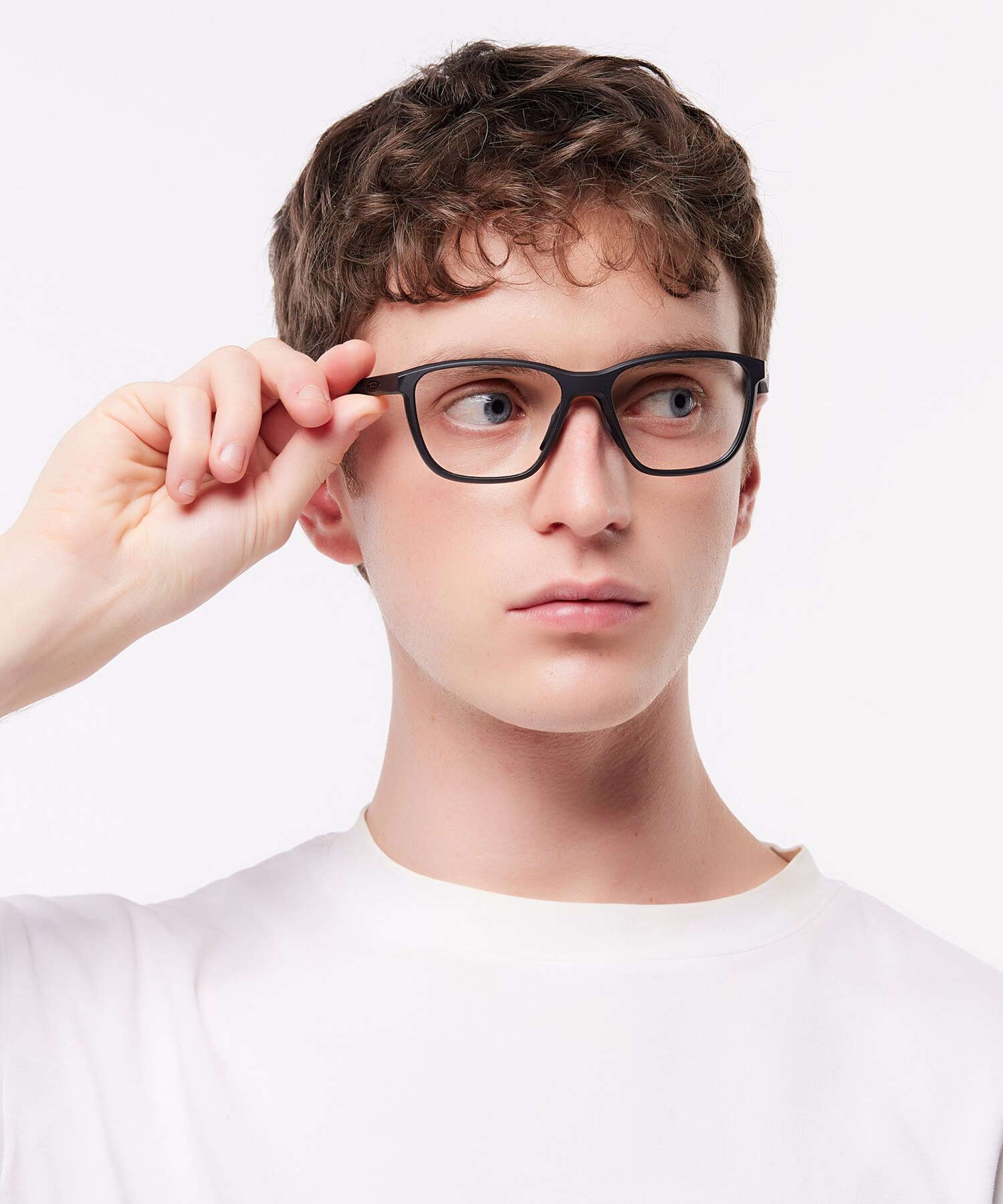Futurity RS Satin Black PlasticEyeglass Frames for Men for Glasses Direct