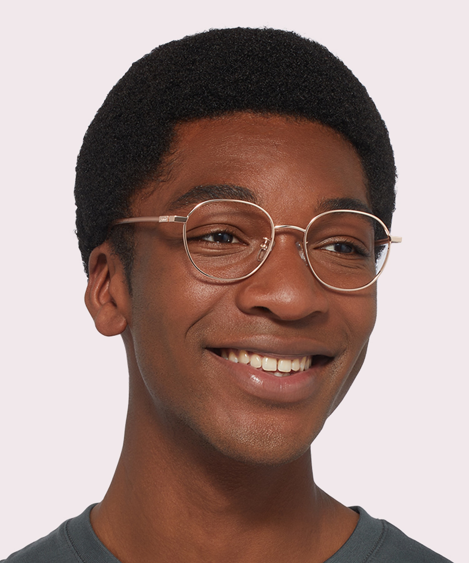 PLD D456/G Gold MetalEyeglass Frames for Men for Glasses Direct