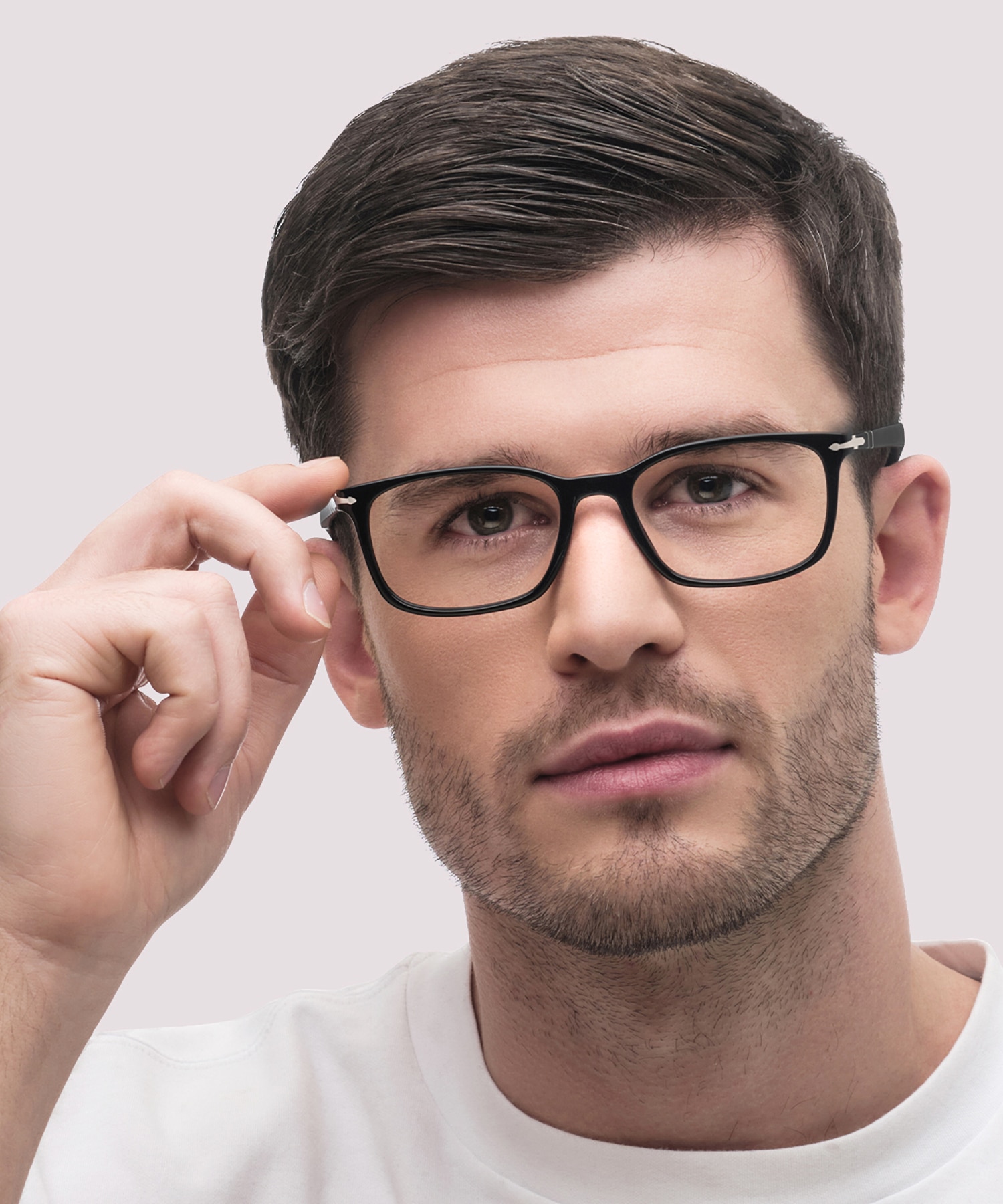 PO3189V Black AcetateEyeglass Frames for Men for Glasses Direct