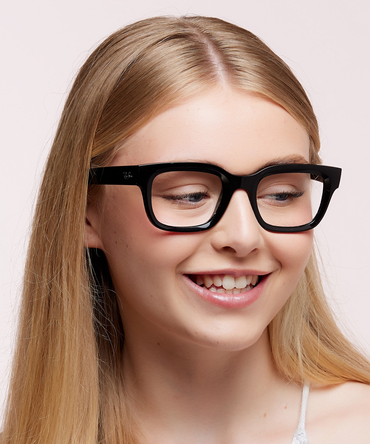 RB7217 Black PlasticEyeglass Frames for Women for Glasses Direct