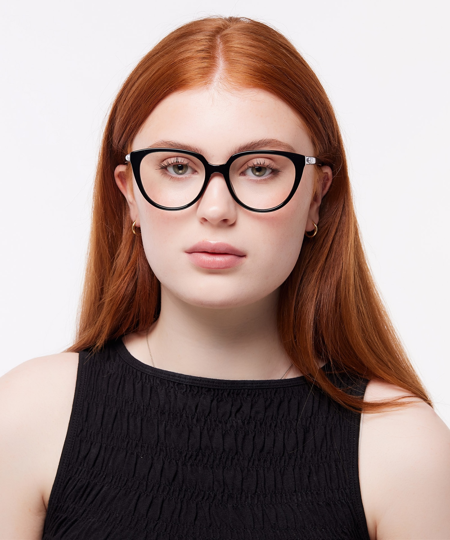 Kyro Black AcetateEyeglass Frames for Women for Glasses Direct