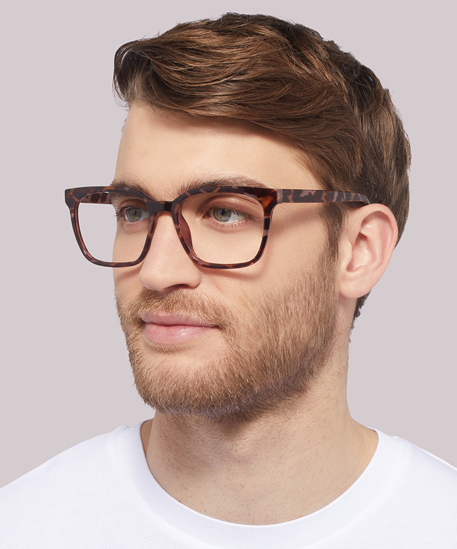 Gian Pink Havana PlasticSunglass Frames for Men for Glasses Direct