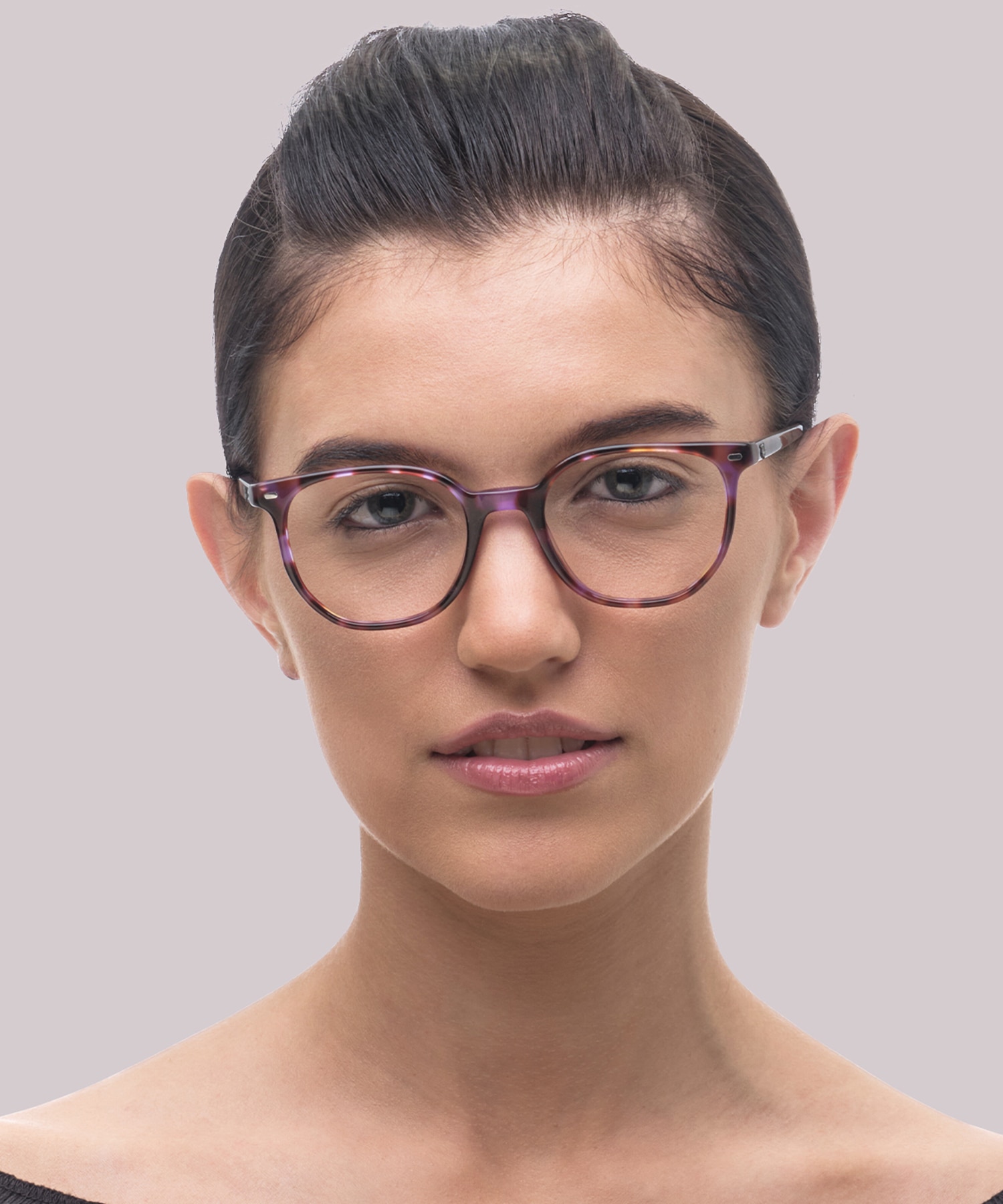 RB5397 Brown & Violet Havana AcetateEyeglass Frames for Women for Glasses Direct