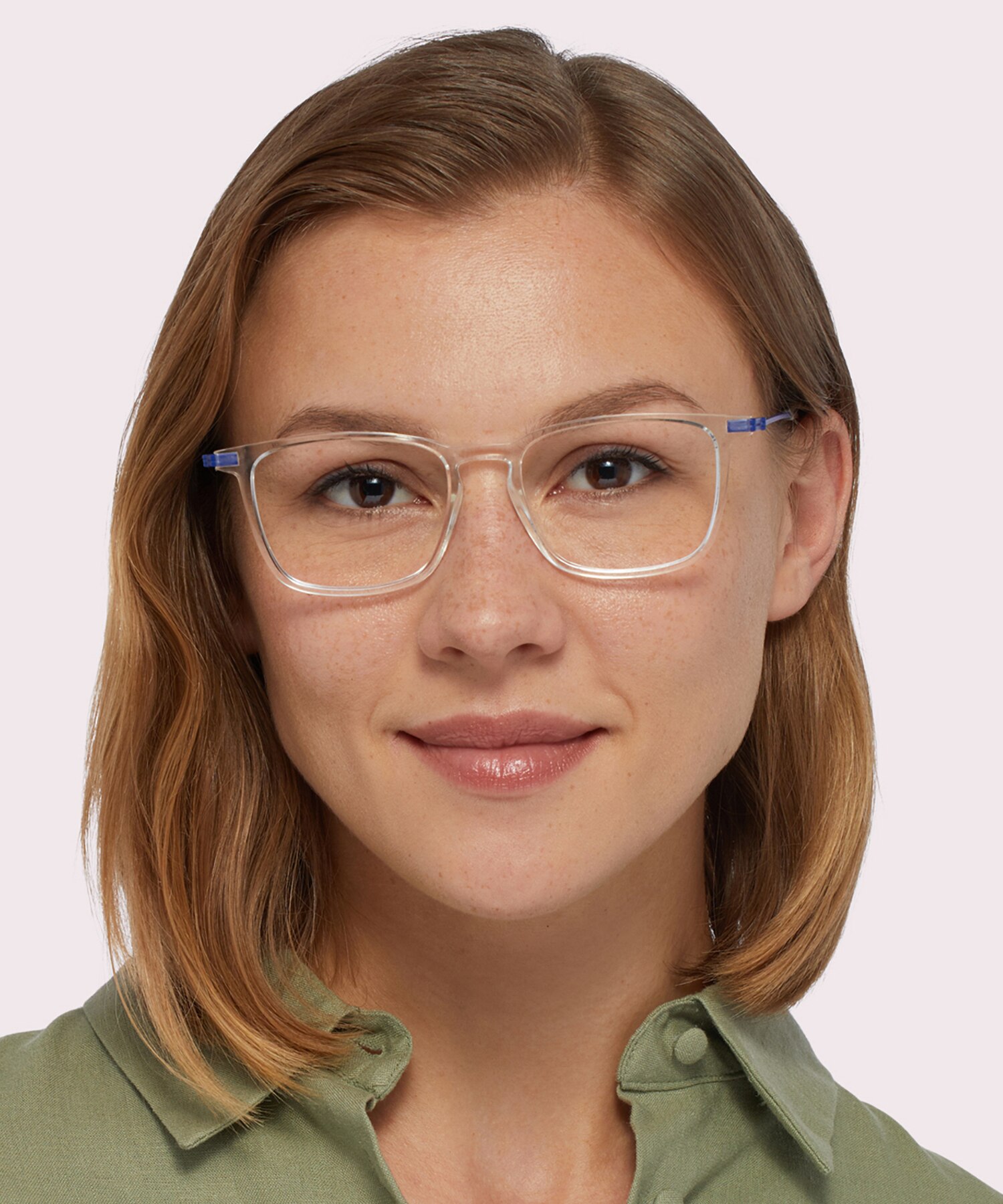 TJ 0061 Clear PlasticEyeglass Frames for Women for Glasses Direct