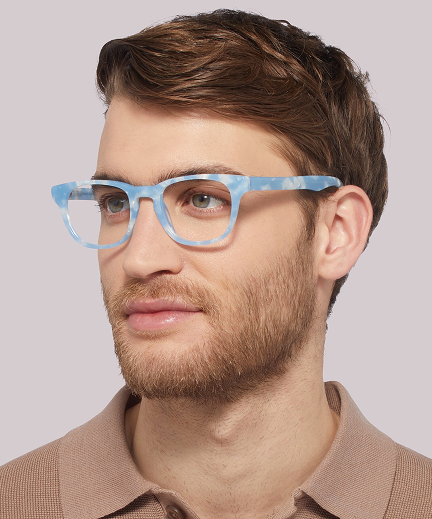 Andi Aquamarine AcetateEyeglass Frames for Men for Glasses Direct