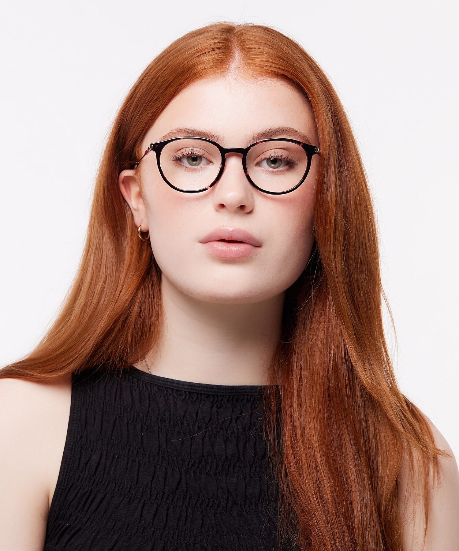 Kitty Pink Pattern AcetateEyeglass Frames for Women for Glasses Direct