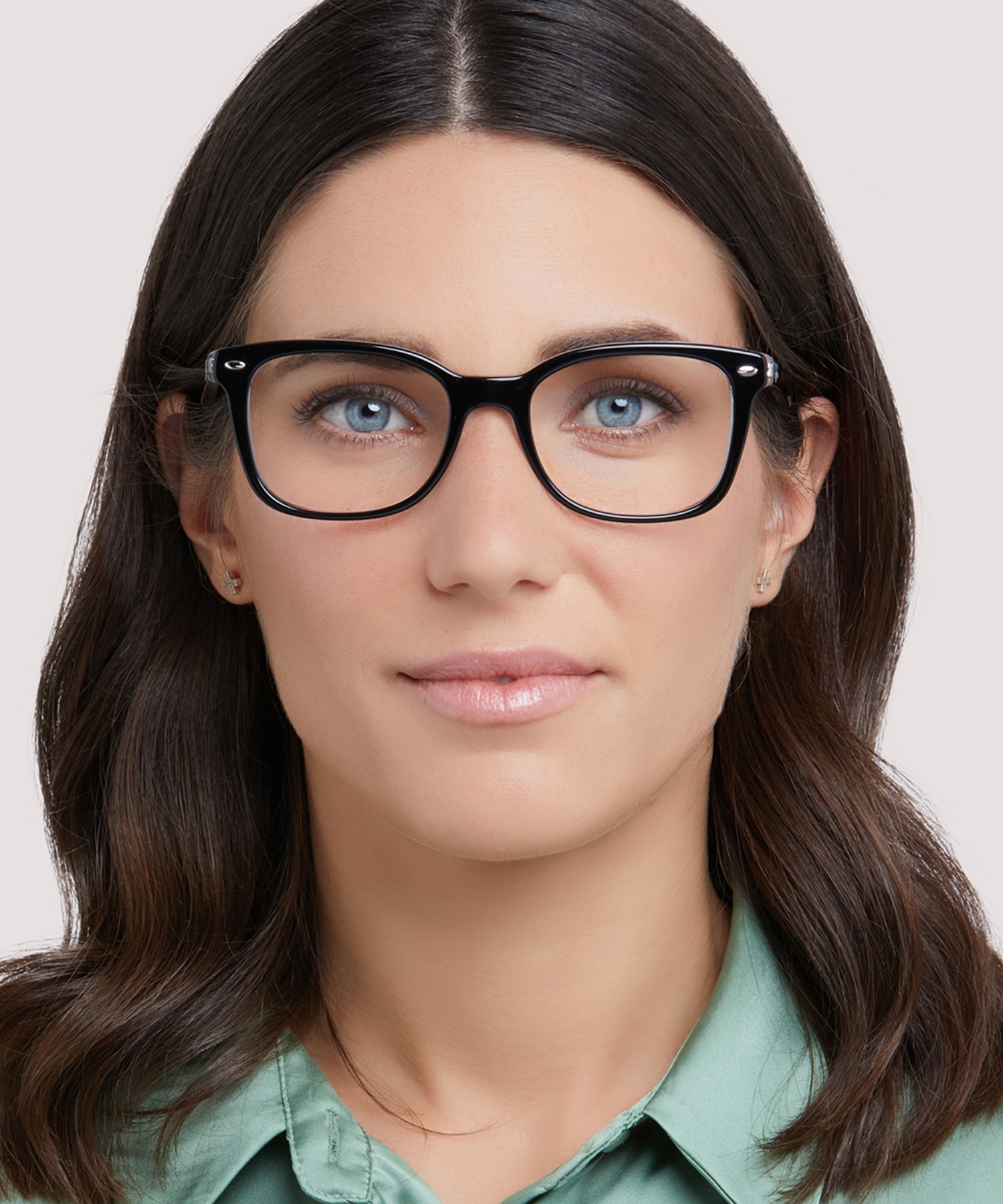 RB5285 Black On Transparent AcetateEyeglass Frames for Women for Glasses Direct