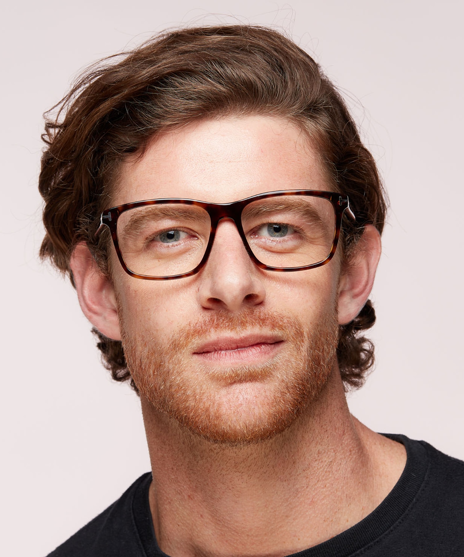 FT5479-B Tortoise Dark AcetateEyeglass Frames for Men for Glasses Direct