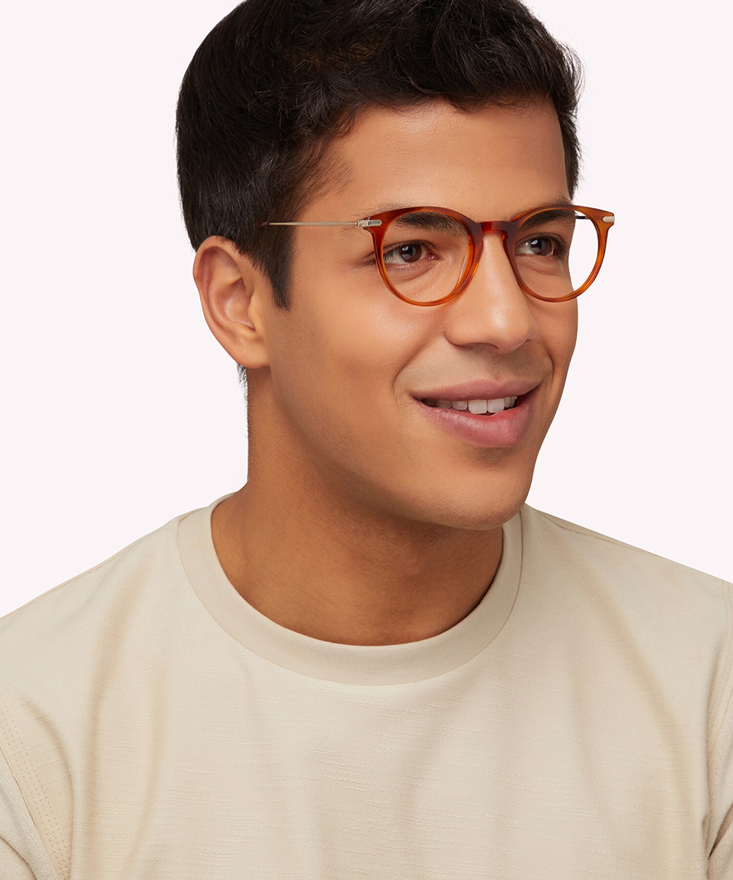 Albion Light Honey AcetateEyeglass Frames for Men for Glasses Direct