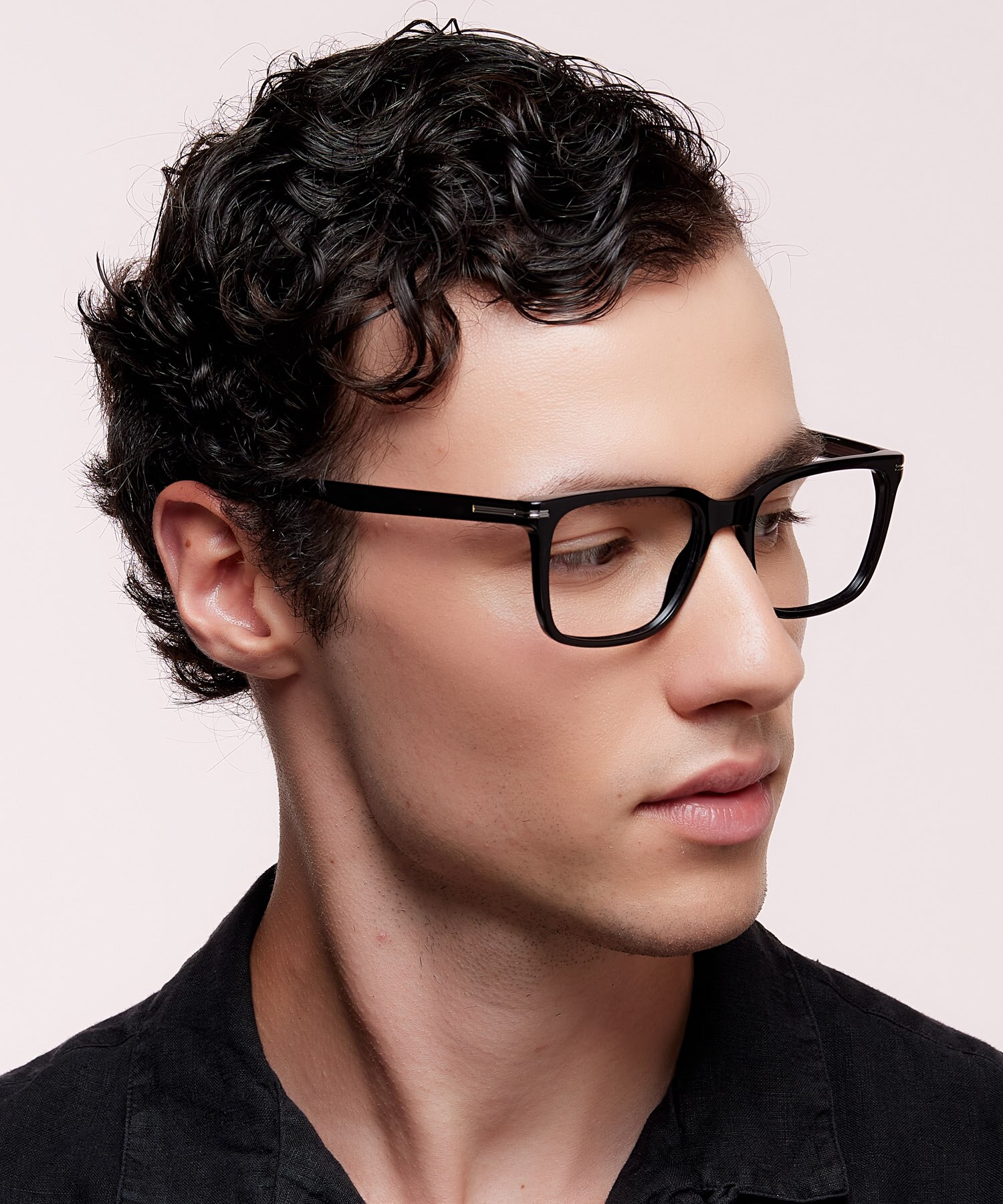 BOSS 1602 Black PlasticEyeglass Frames for Men for Glasses Direct