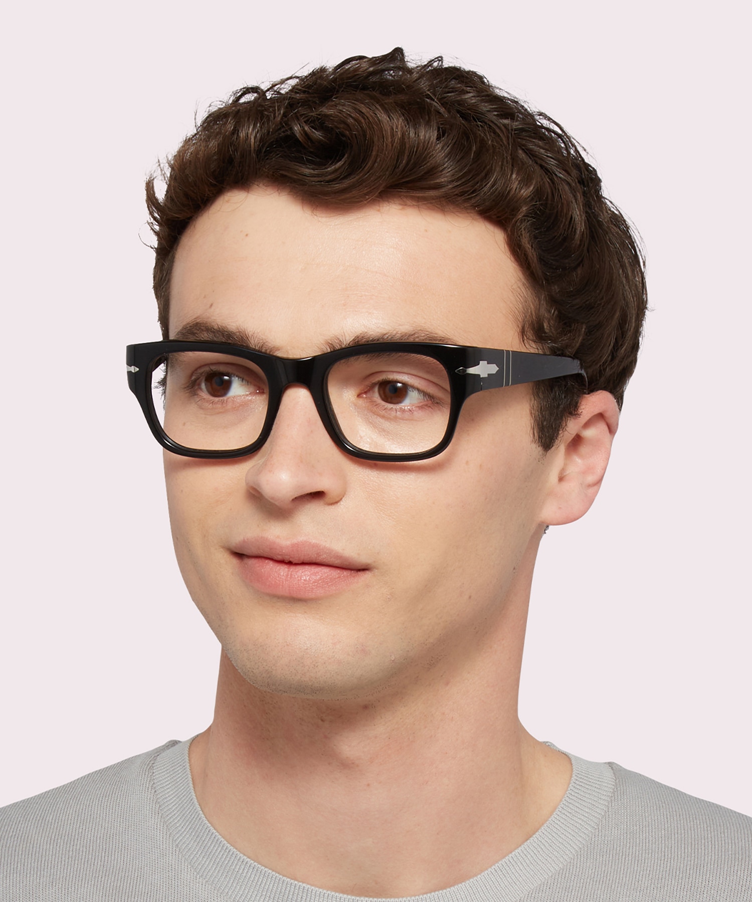 PO3297V Black AcetateSunglass Frames for Men for Glasses Direct