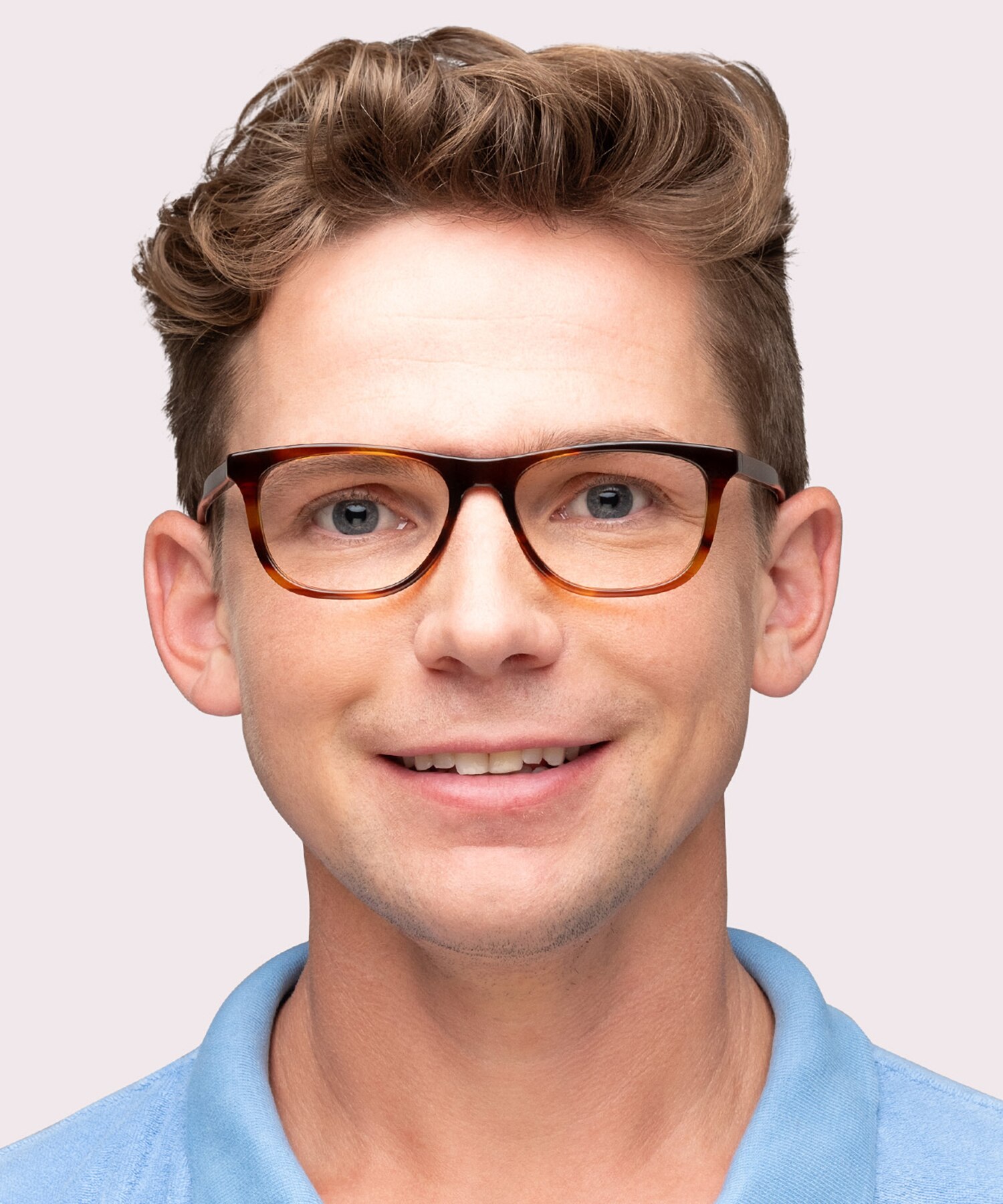 TB8262 Brown AcetateEyeglass Frames for Men for Glasses Direct
