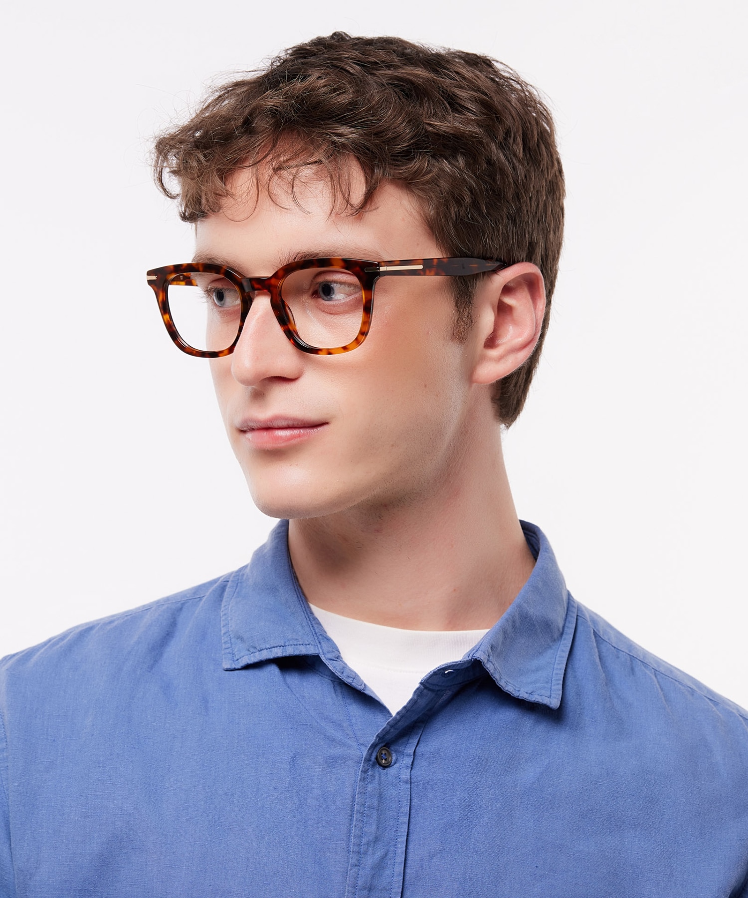 Kew Havana AcetateEyeglass Frames for Men for Glasses Direct