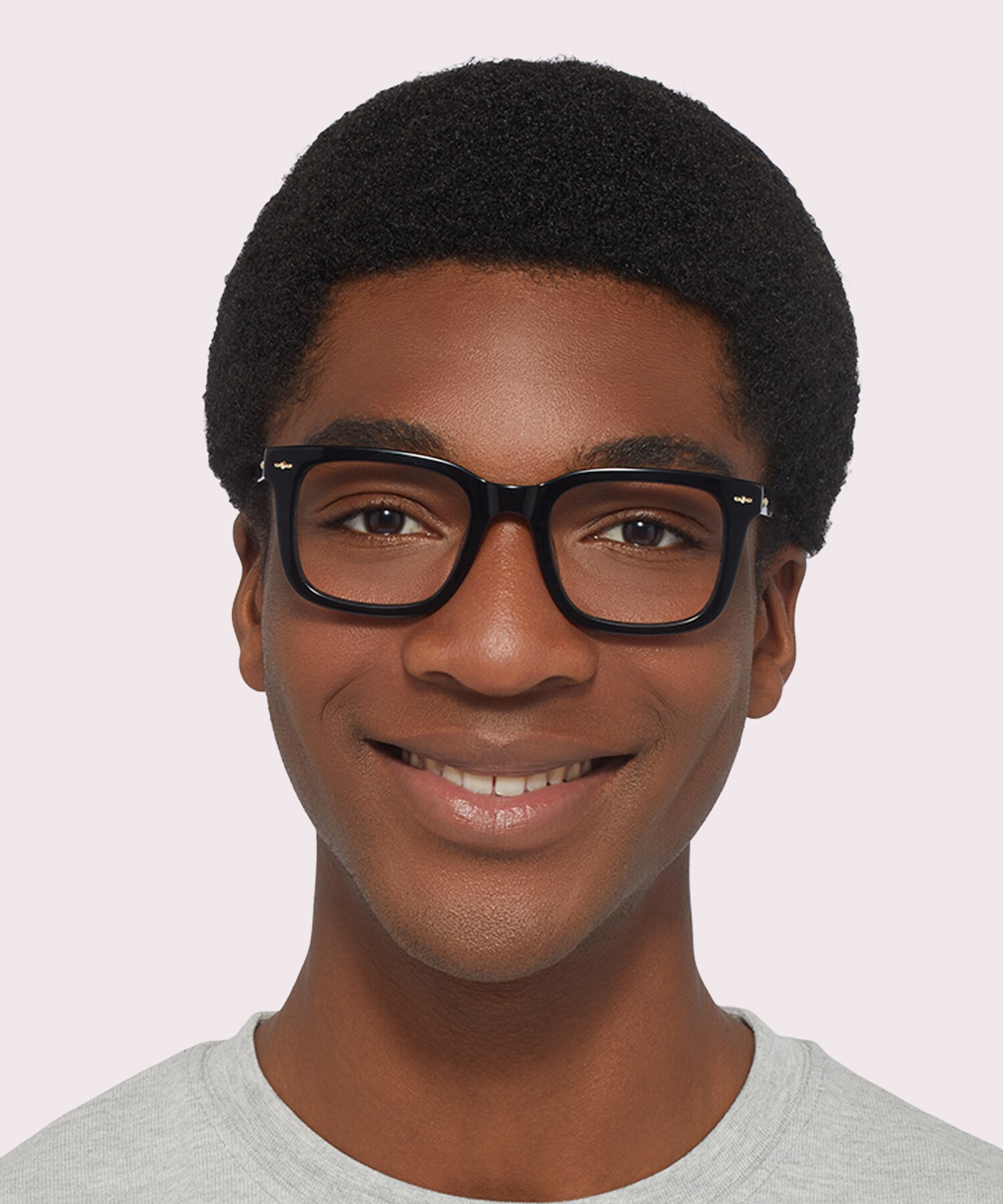 Peony Black AcetateEyeglass Frames for Men for Glasses Direct