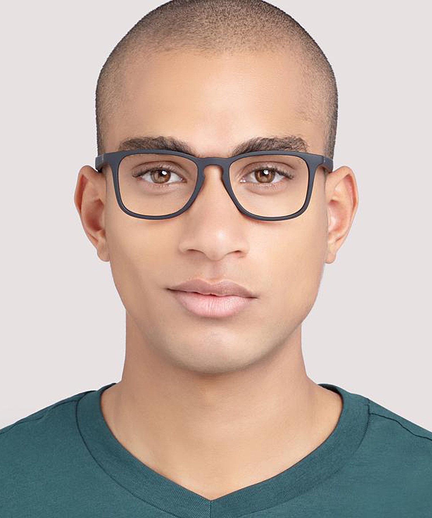 RB7074 Rubber Black PlasticEyeglass Frames for Men for Glasses Direct