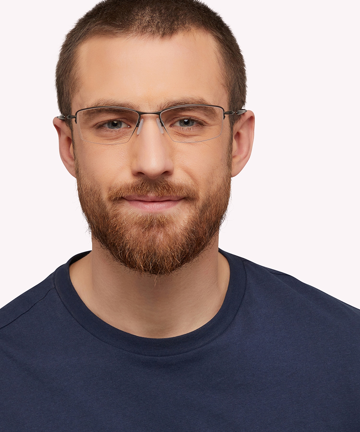 Lizard™ Pewter TitaniumEyeglass Frames for Men for Glasses Direct