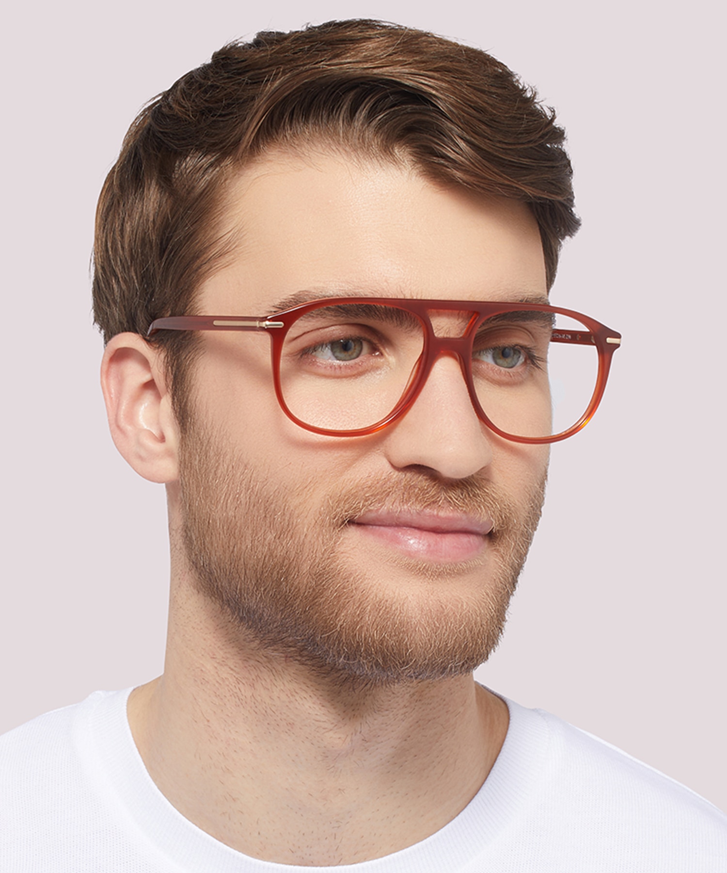 Gants Crystal Orange AcetateSunglass Frames for Men for Glasses Direct