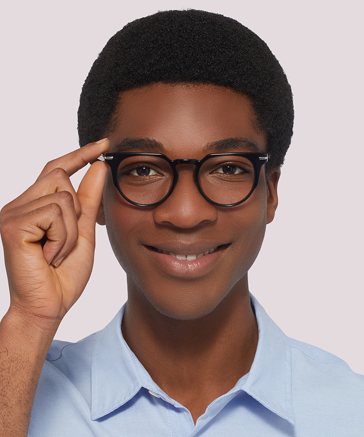 Goldhawk Black AcetateEyeglass Frames for Men for Glasses Direct