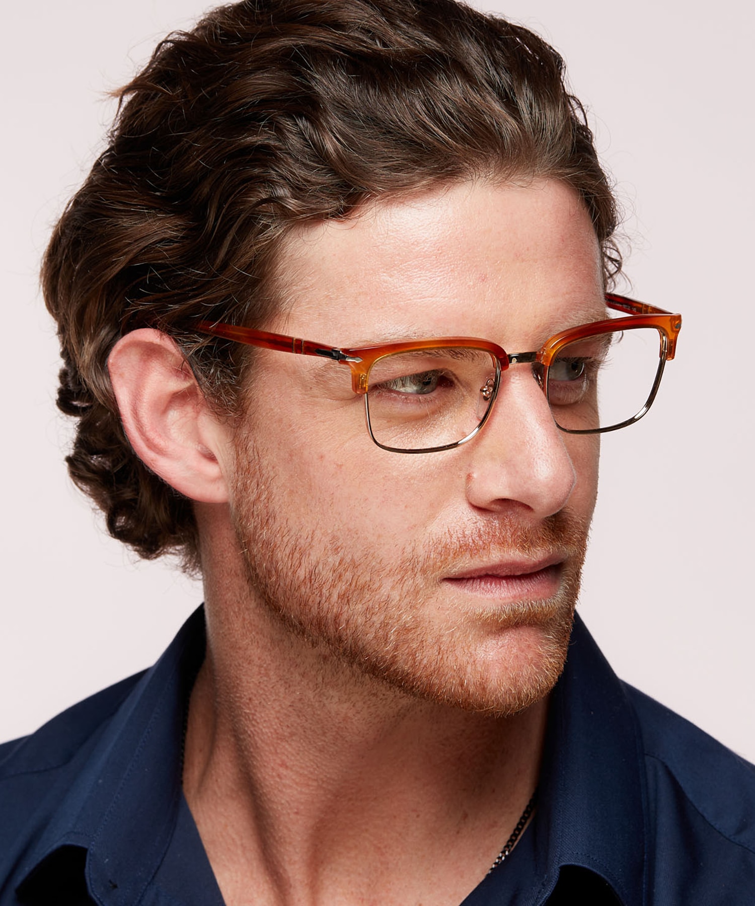 PO3340V Terra Di Siena AcetateSunglass Frames for Men for Glasses Direct