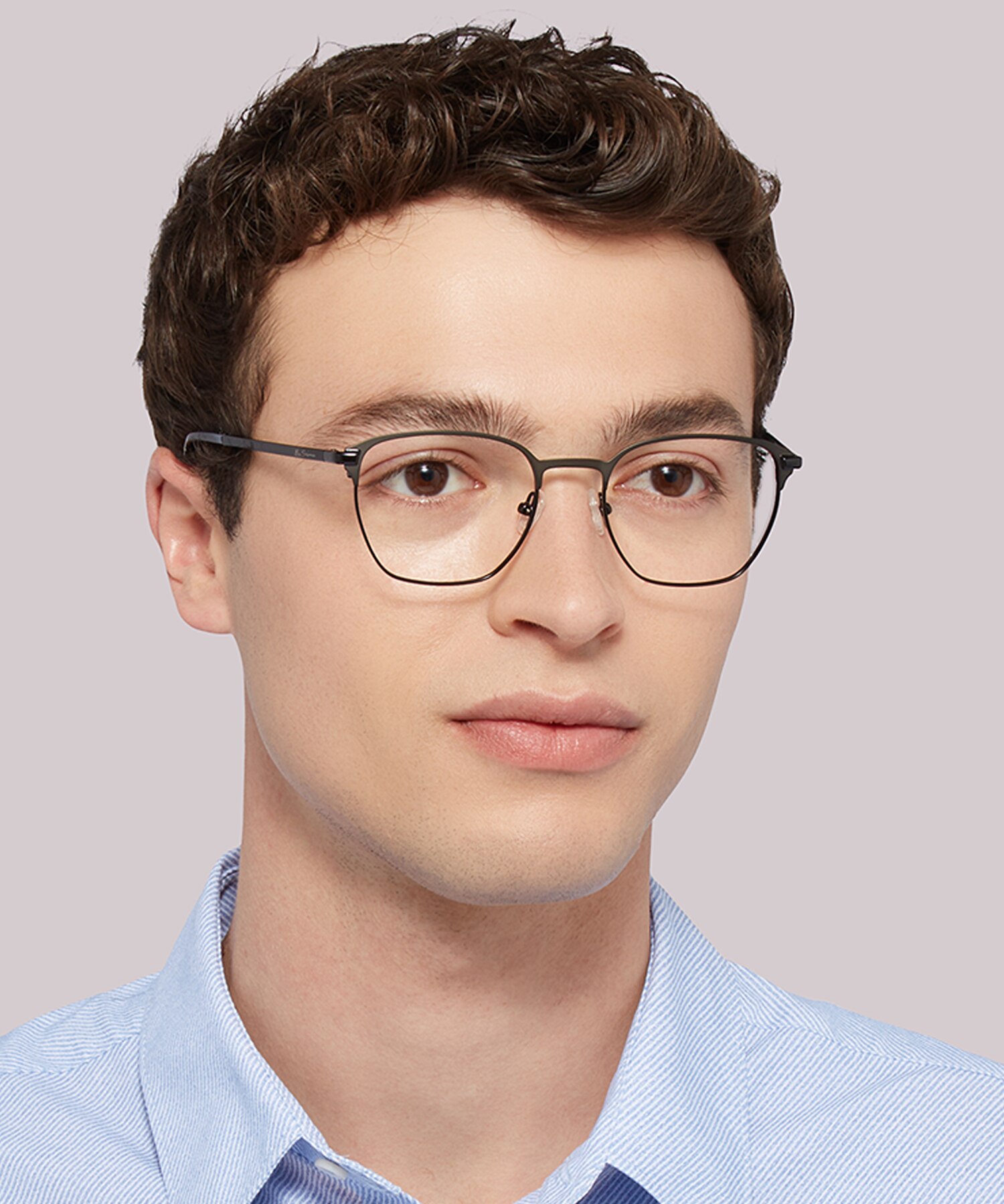 Windsor BN Black AcetateEyeglass Frames for Men for Glasses Direct