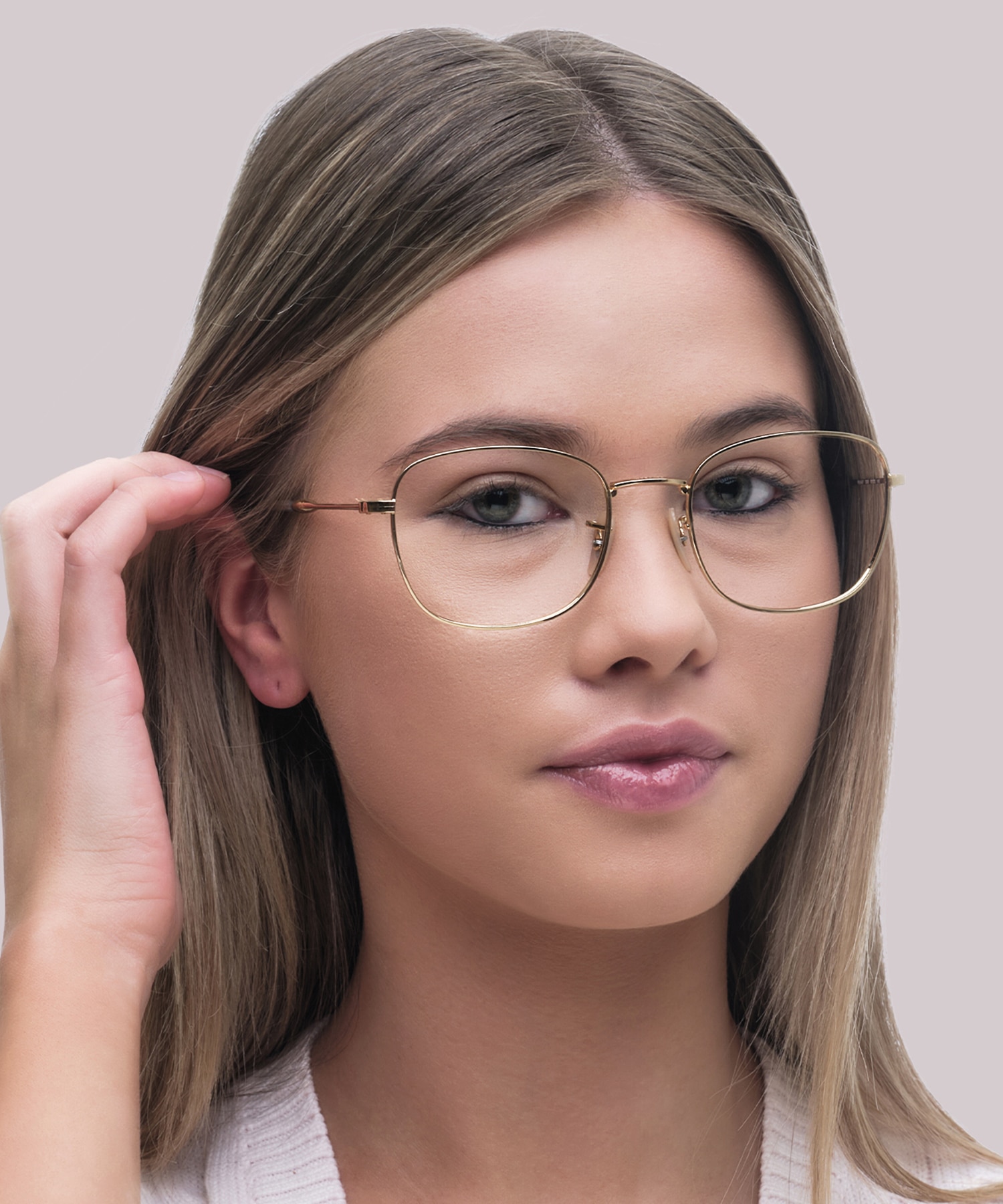 RB6497 Optics Arista Gold MetalEyeglass Frames for Women for Glasses Direct