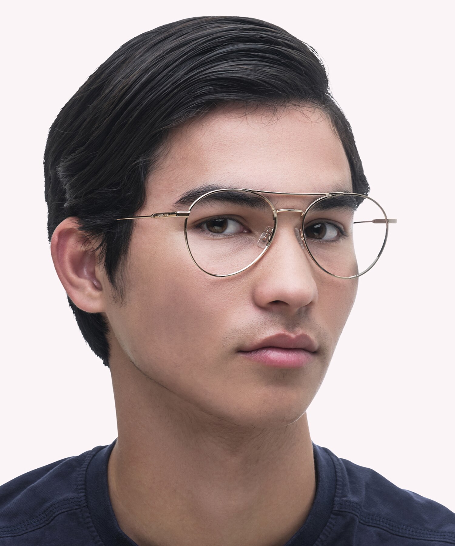 TJ 0088 Gold MetalSunglass Frames for Men for Glasses Direct