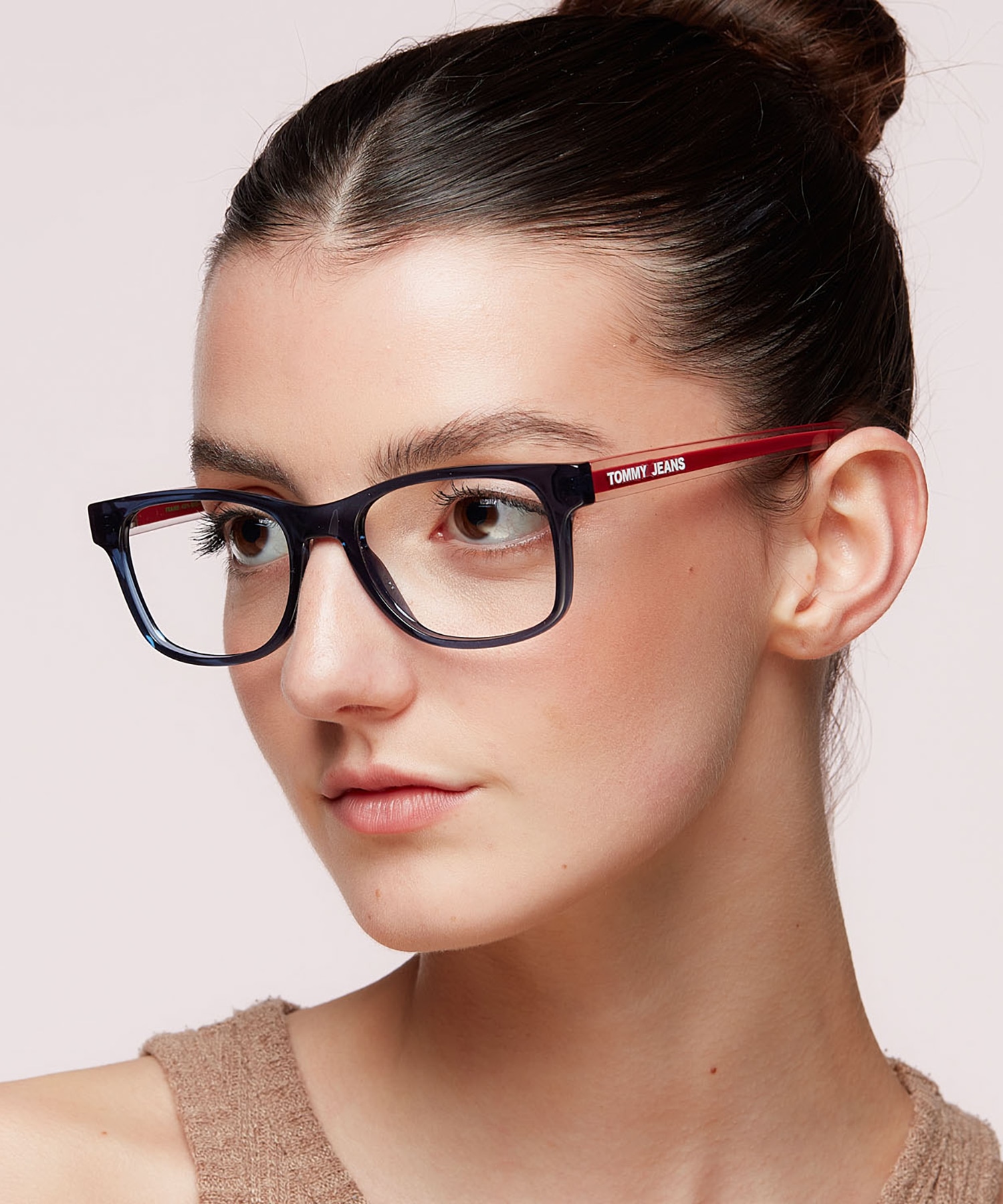 TJ 0079 Blue Red PlasticEyeglass Frames for Women for Glasses Direct