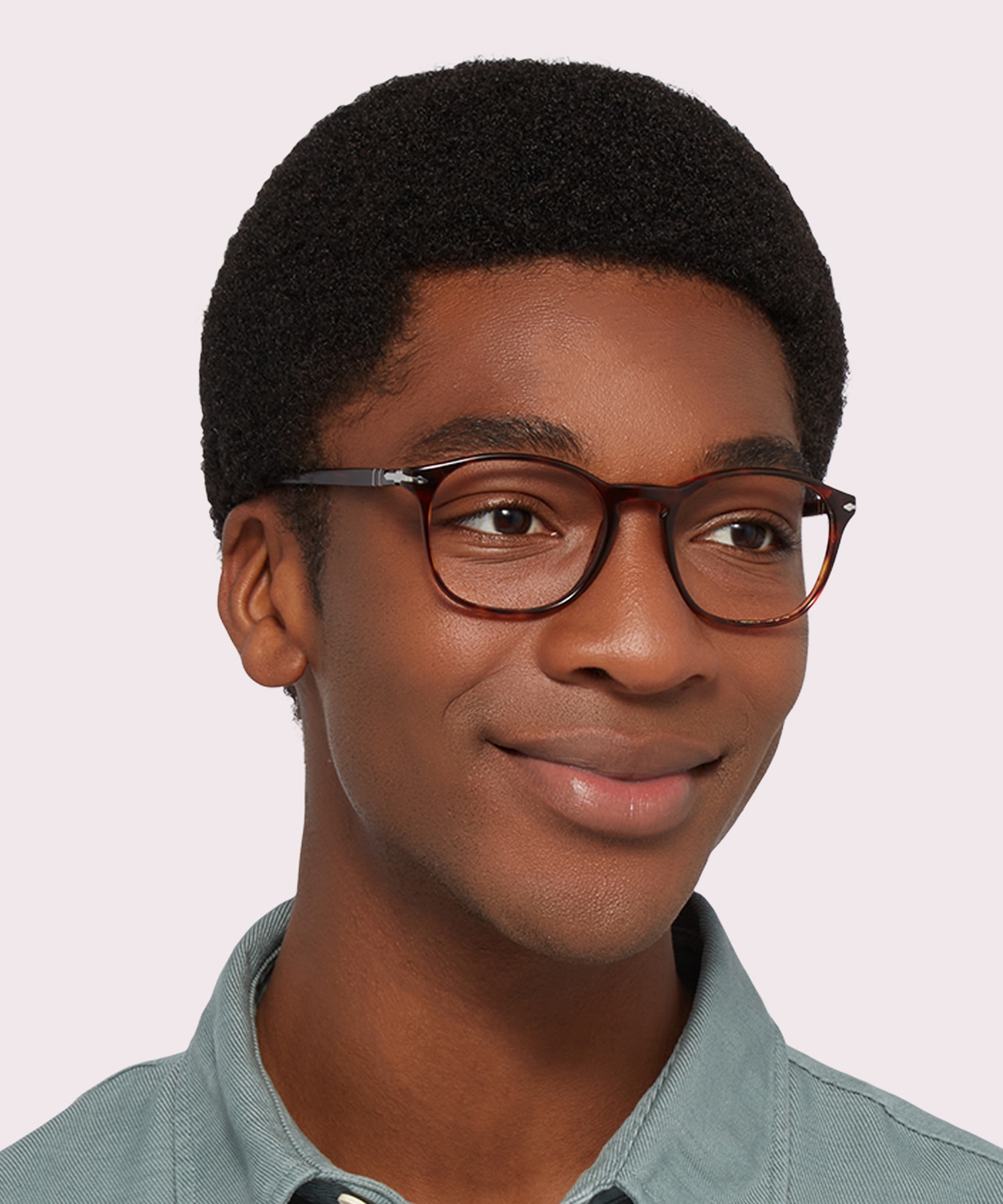 PO3007V Havana AcetateEyeglass Frames for Men for Glasses Direct