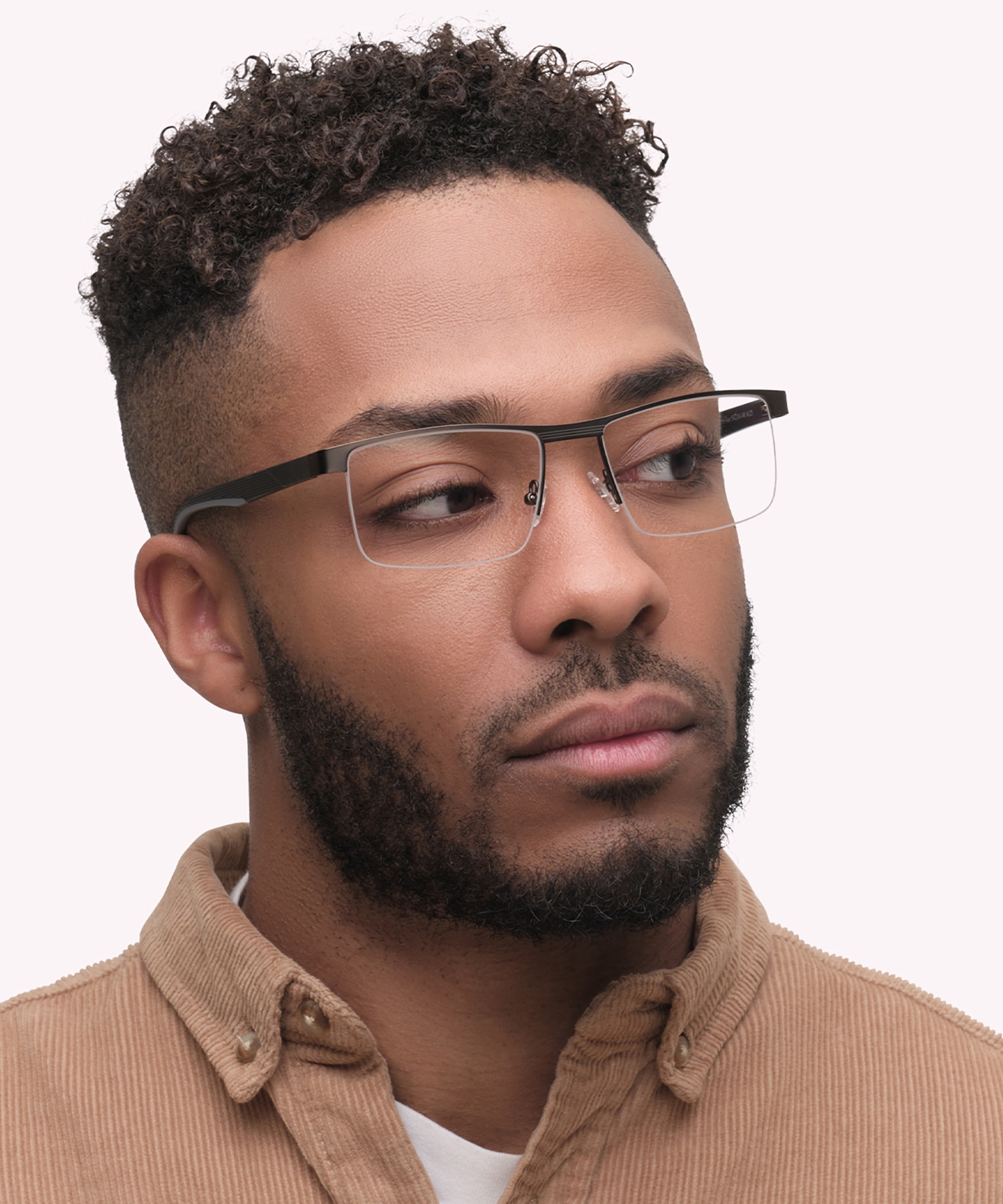 Remington Matte Gunmetal MetalEyeglass Frames for Men for Glasses Direct
