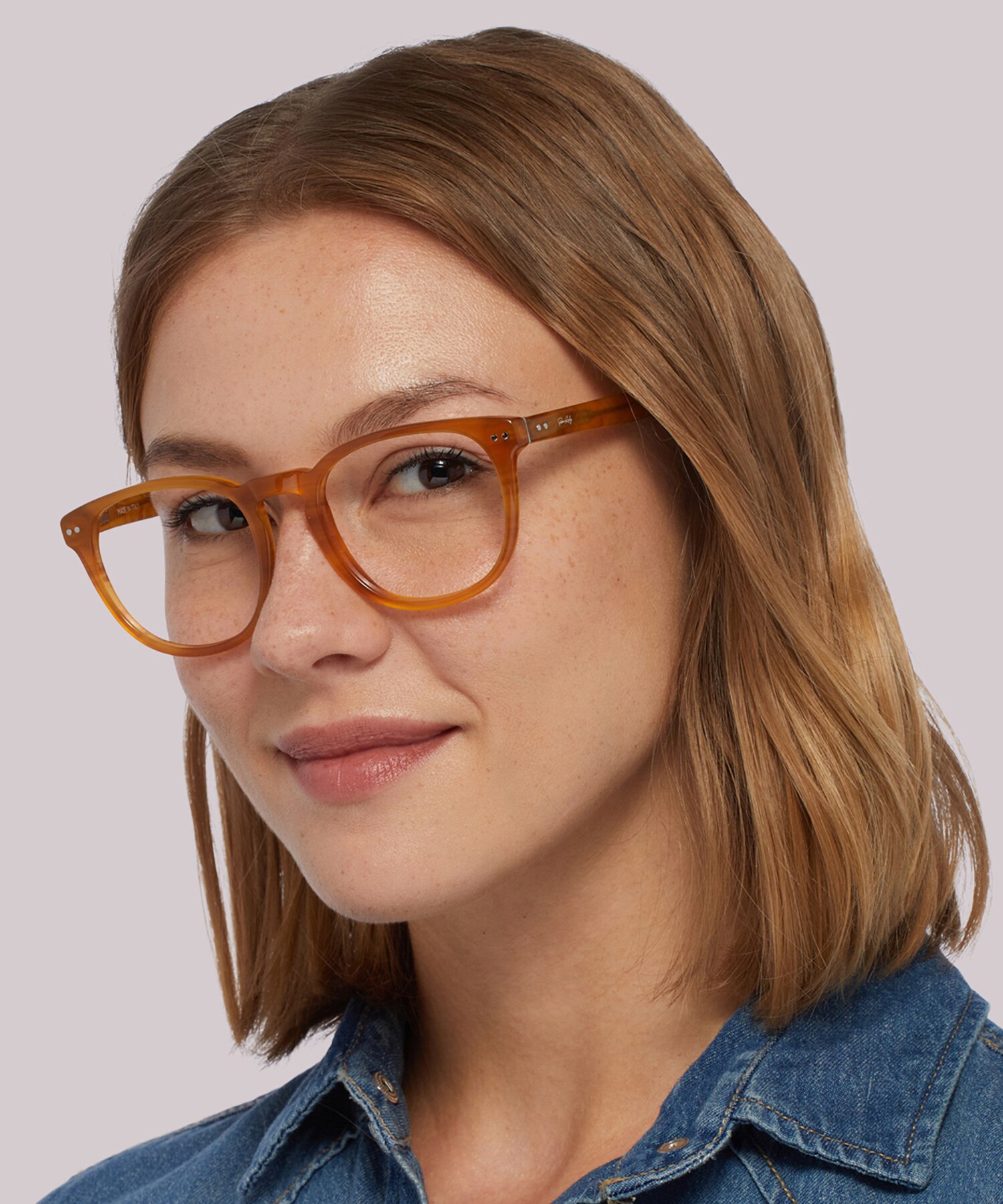 ZERONINE Honey AcetateEyeglass Frames for Women for Glasses Direct