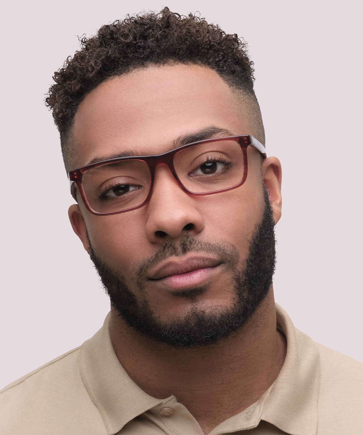 EA3227 Shiny Bordeaux & Top Smoke AcetateSunglass Frames for Men for Glasses Direct