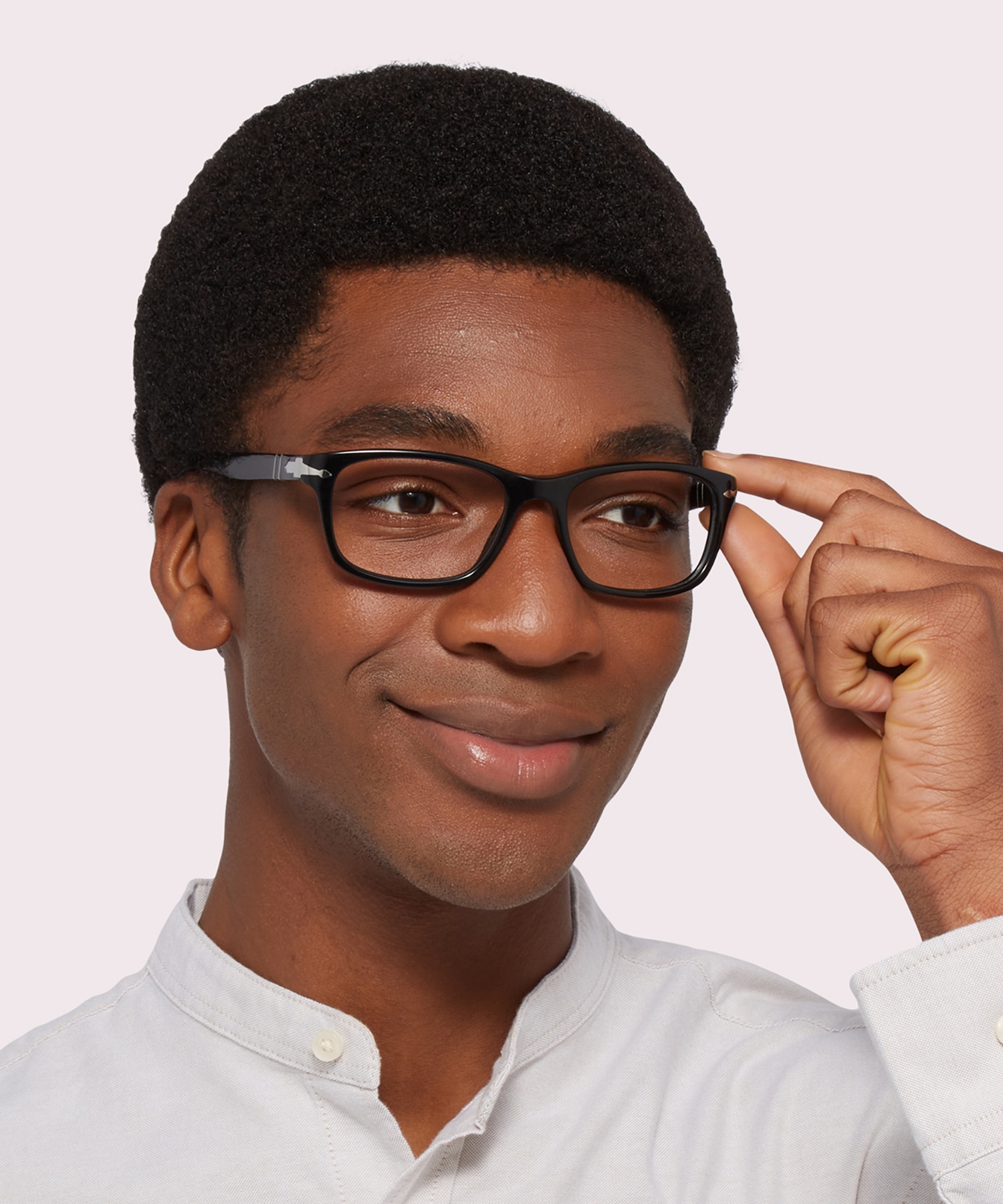 PO3012V Black AcetateEyeglass Frames for Men for Glasses Direct