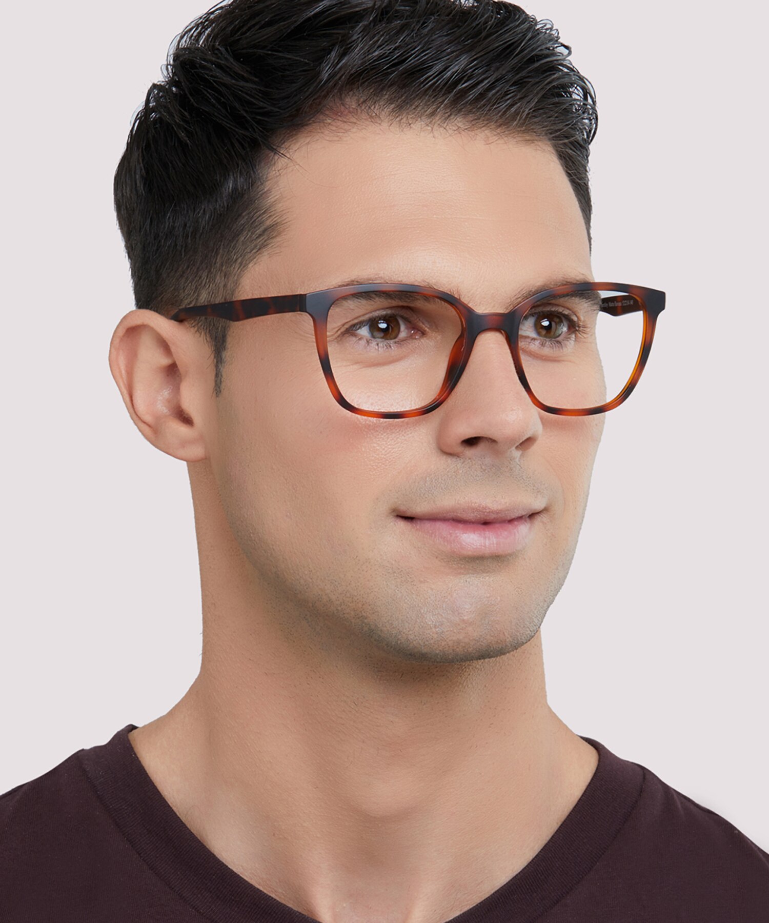 Bentley Matte Havana PlasticEyeglass Frames for Men for Glasses Direct