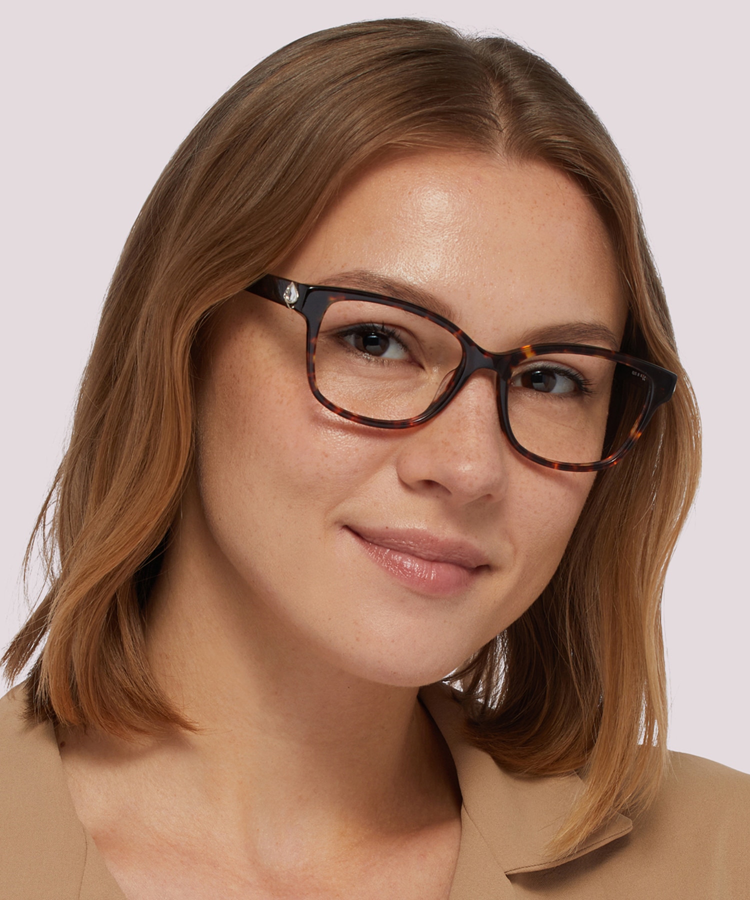 Reilly/G Tortoise PlasticEyeglass Frames for Women for Glasses Direct