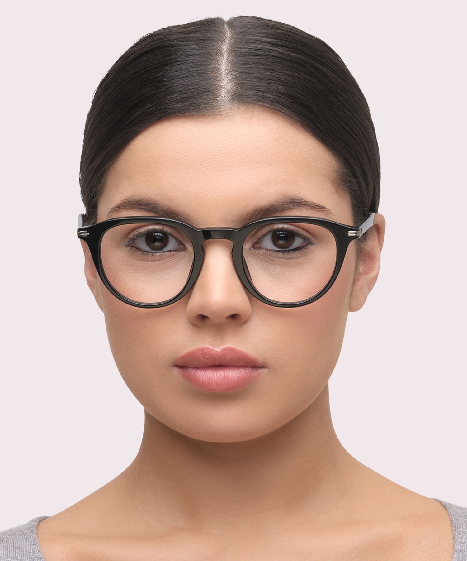 LV 5040 Black PlasticEyeglass Frames for Women for Glasses Direct
