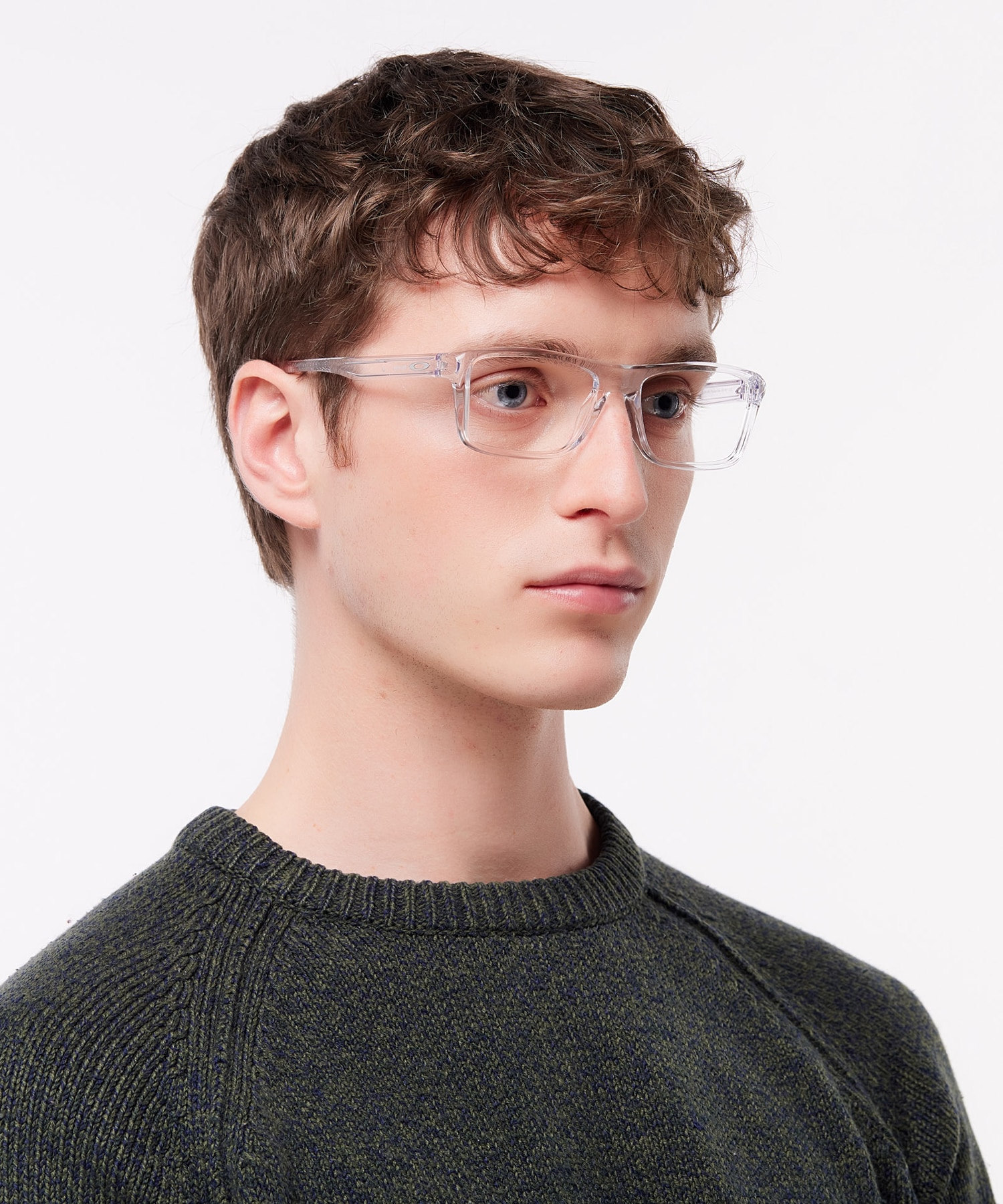 Rafter Polished Clear PlasticEyeglass Frames for Men for Glasses Direct