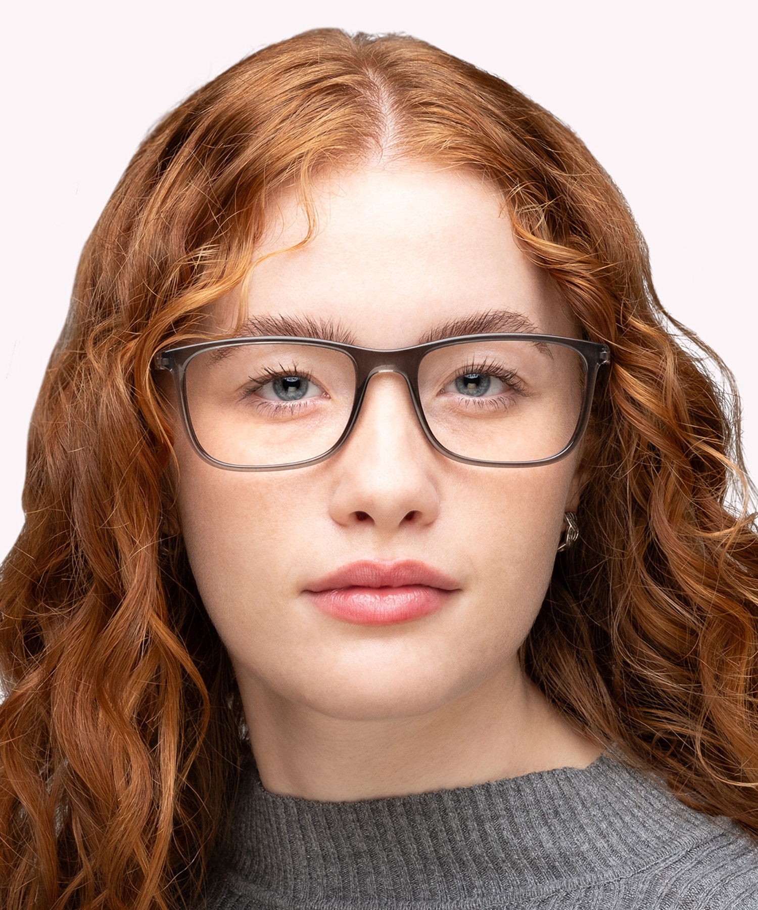 DG5027 Transparent Grey PlasticEyeglass Frames for Women for Glasses Direct