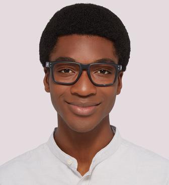 Holbrook™ Satin Black PlasticEyeglass Frames for Men for Glasses Direct
