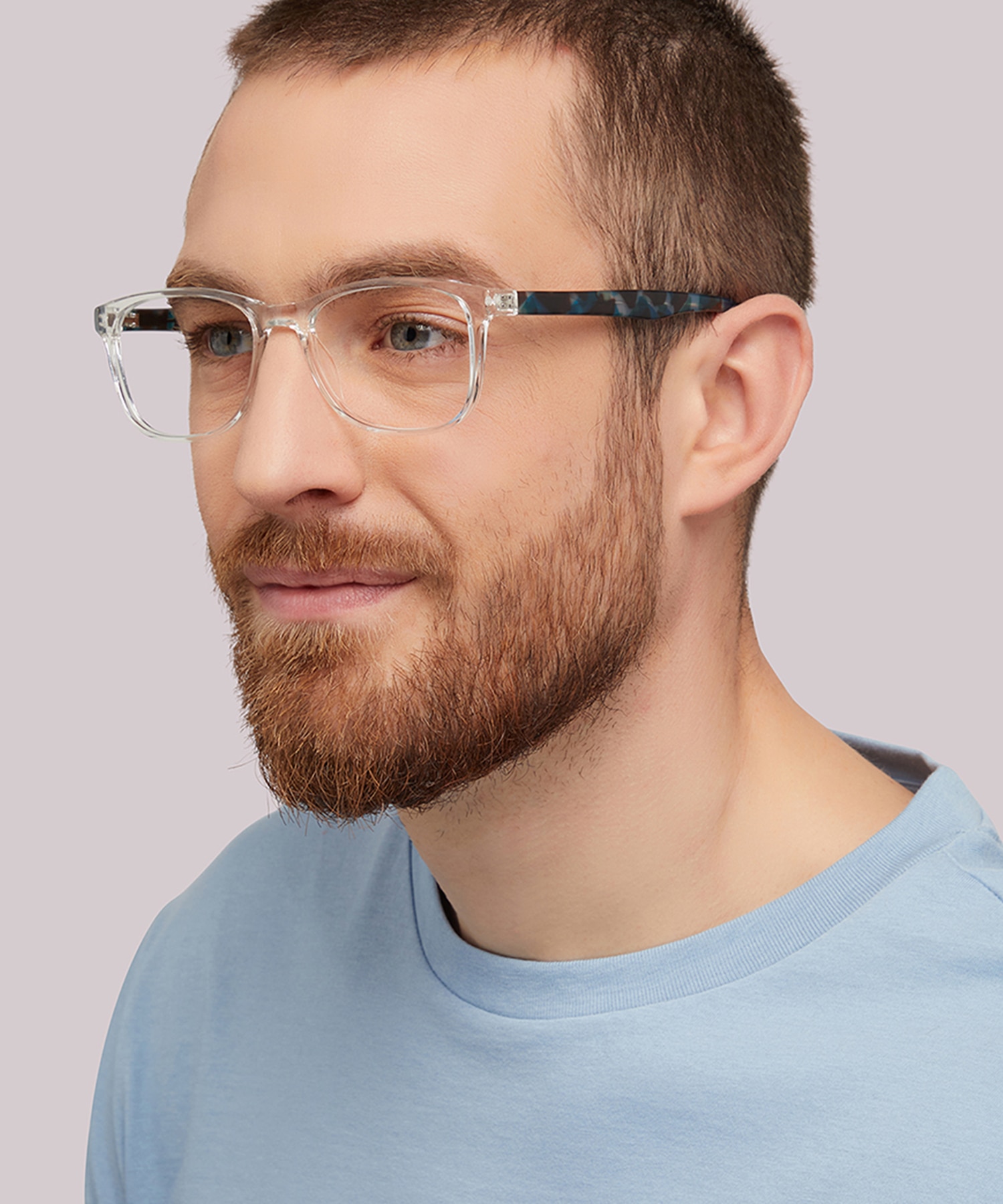 Drew Crystal PlasticEyeglass Frames for Men for Glasses Direct