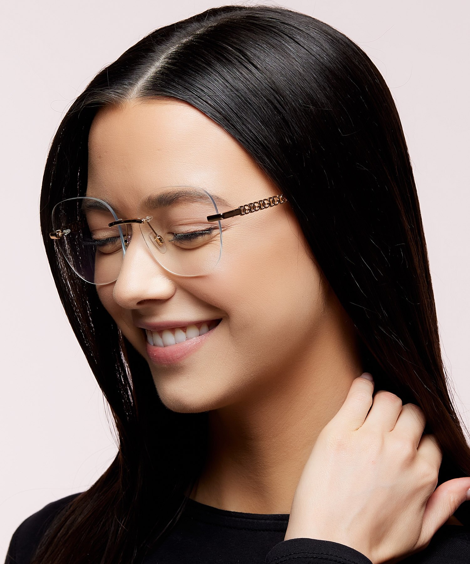 DG1352 Gold MetalSunglass Frames for Women for Glasses Direct