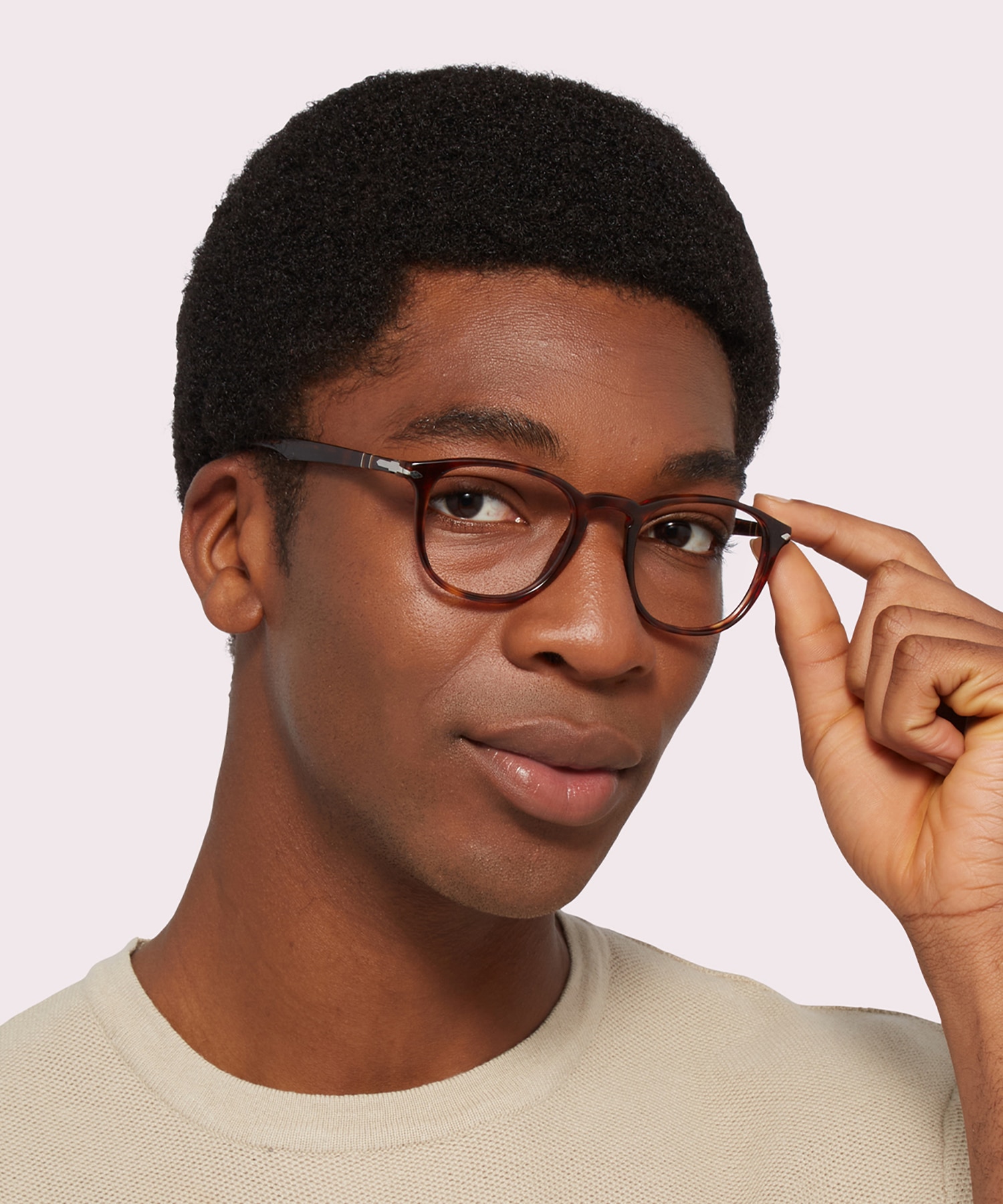 PO3143V Havana AcetateEyeglass Frames for Men for Glasses Direct