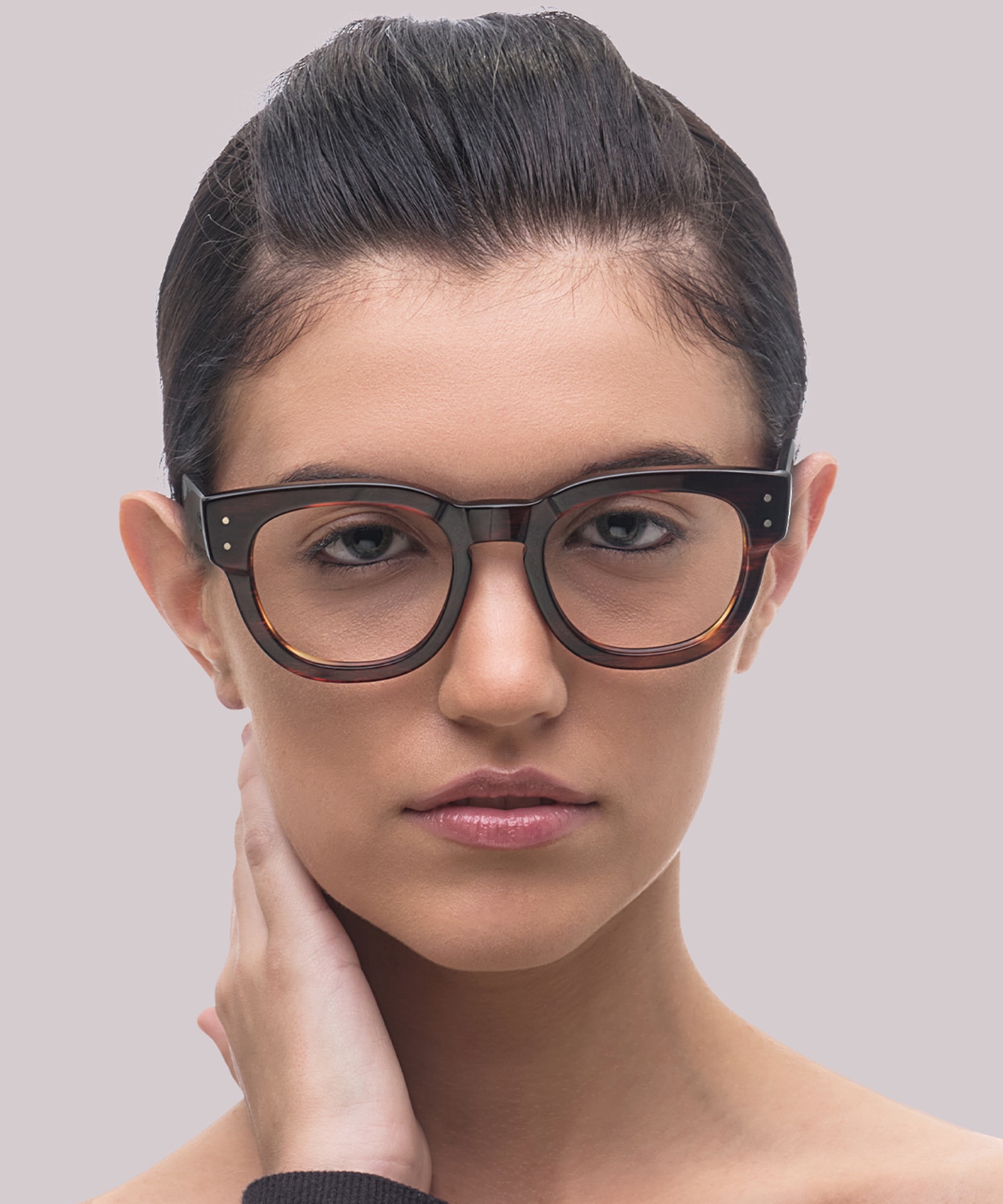 RB0298V Striped Havana AcetateSunglass Frames for Women for Glasses Direct