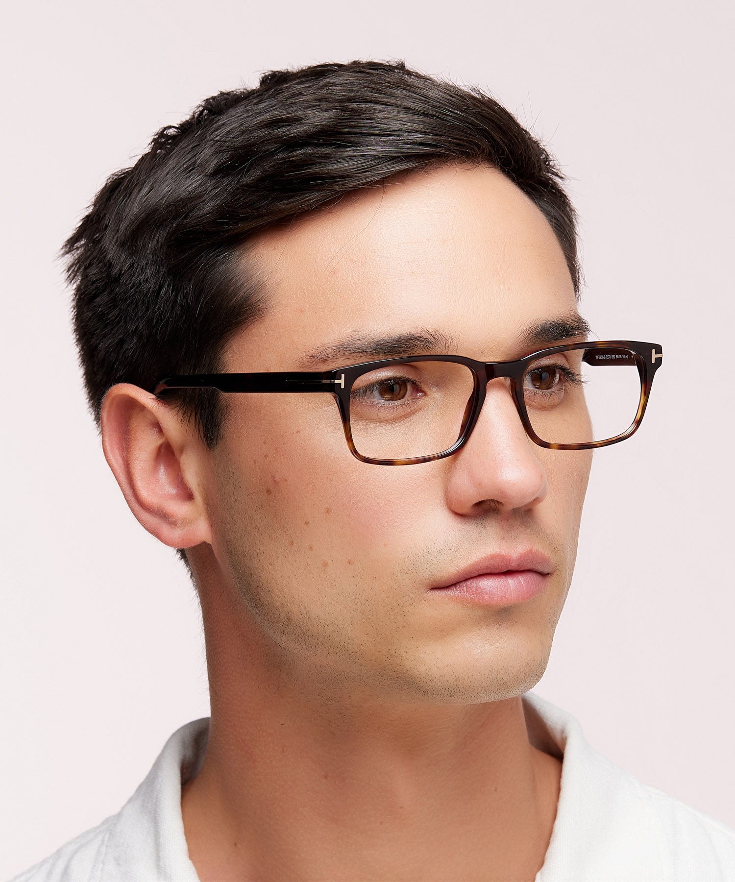 FT5938-B Tortoise Black AcetateEyeglass Frames for Men for Glasses Direct