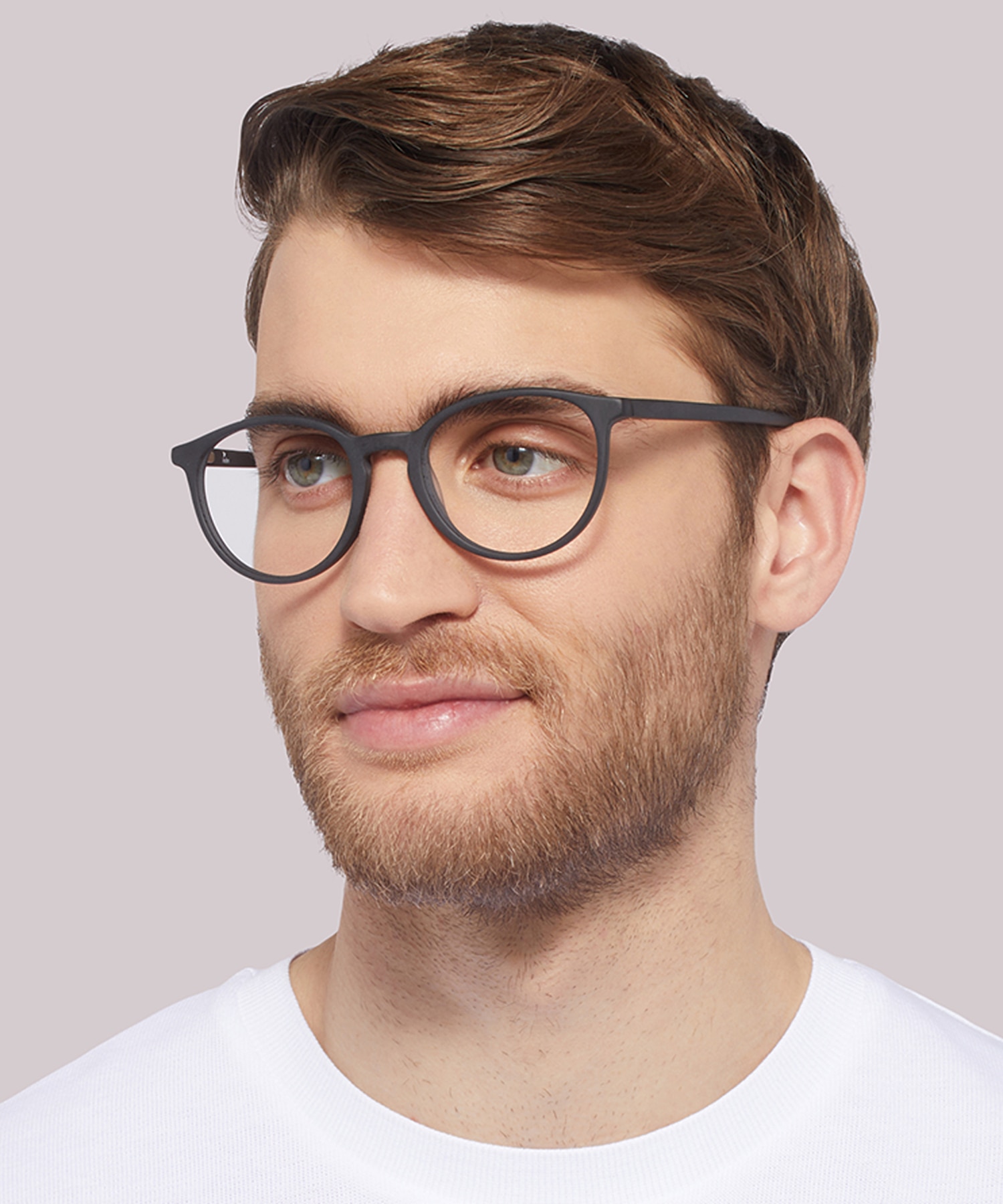 Luna1 Black AcetateEyeglass Frames for Men for Glasses Direct