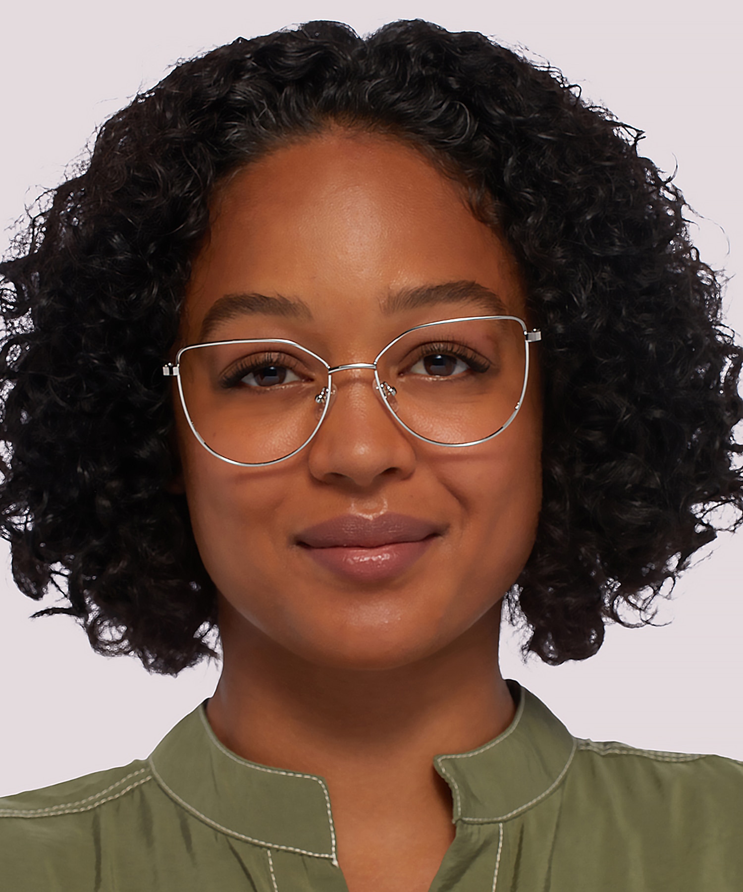 Fern Silver MetalEyeglass Frames for Women for Glasses Direct