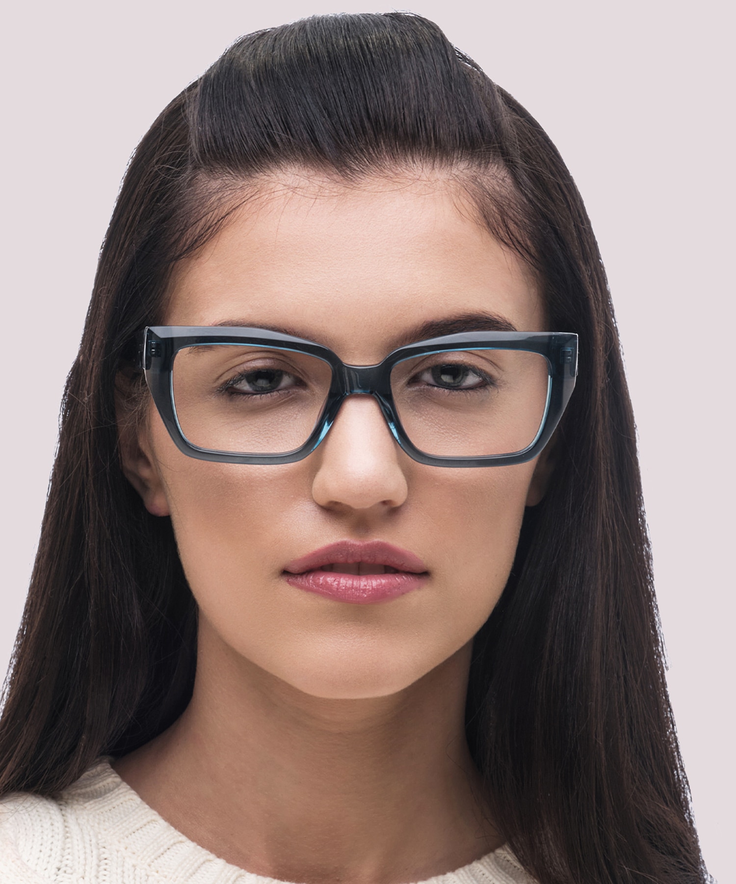 Hallie Crystal Blue AcetateEyeglass Frames for Women for Glasses Direct