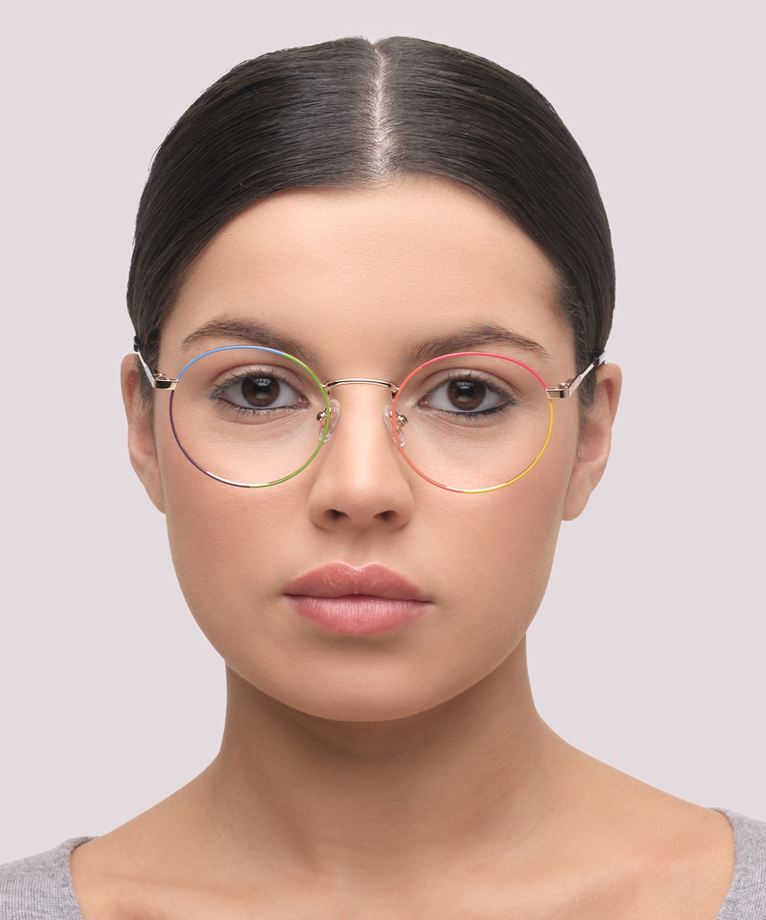 Joy Shiny Gold MetalEyeglass Frames for Women for Glasses Direct
